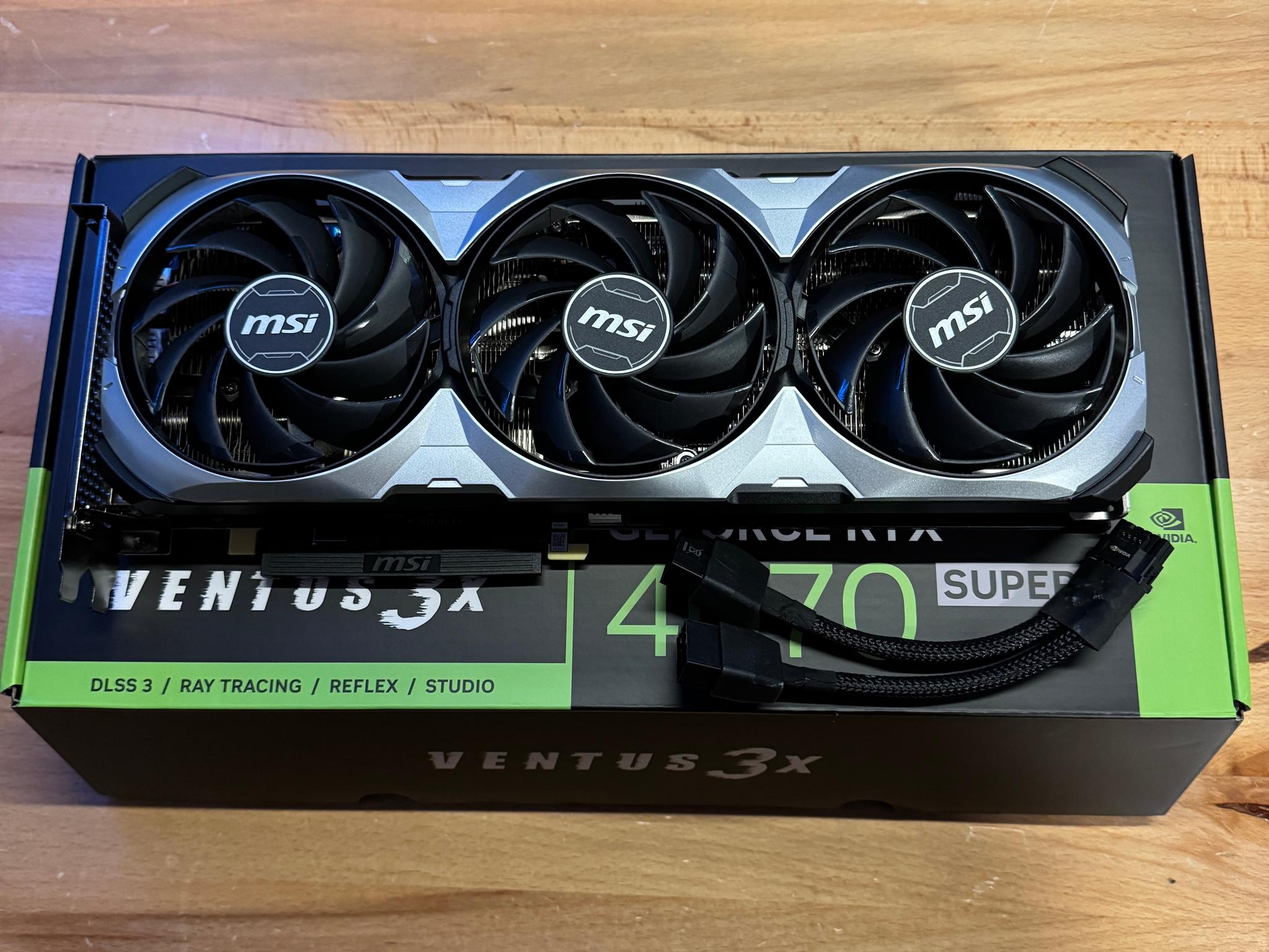 MSI RTX 4070 Super 12GB Ventus 3X OC