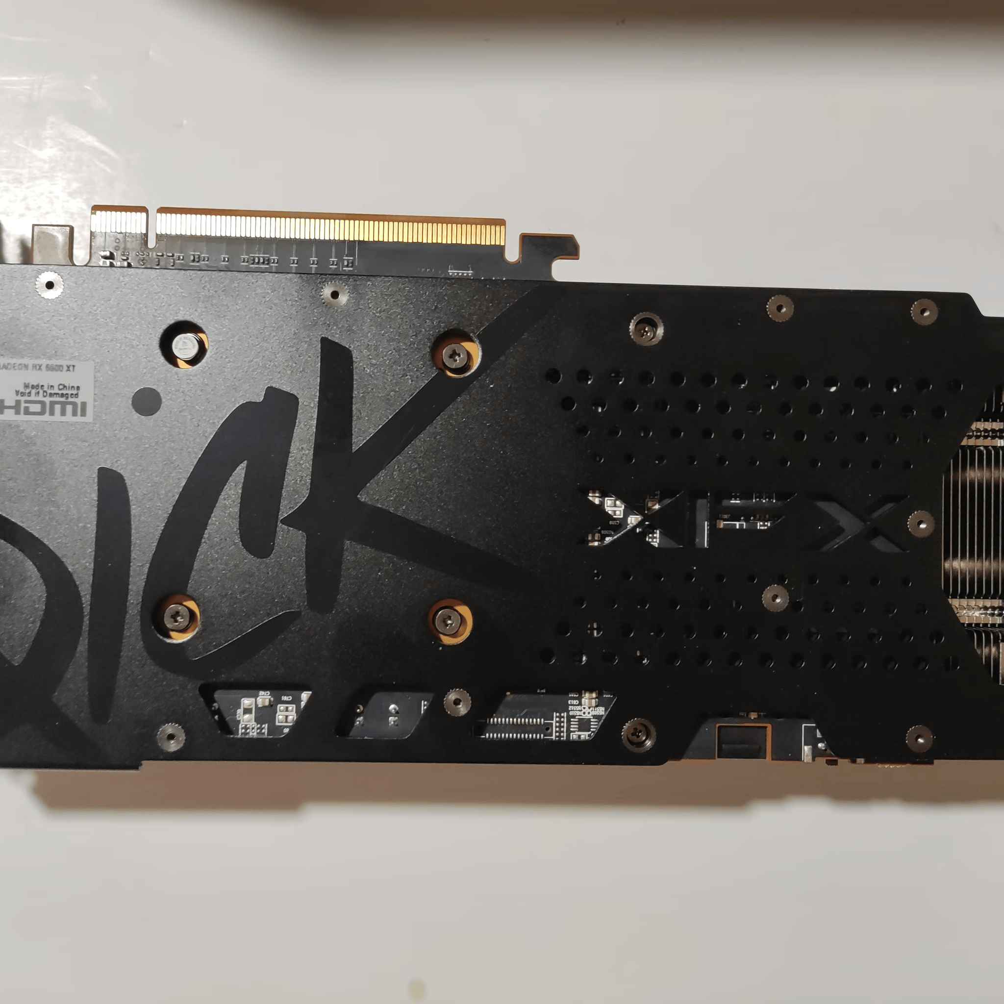 XFX QICK308 6600XT PCIE 4.0 Triple Fan GPU