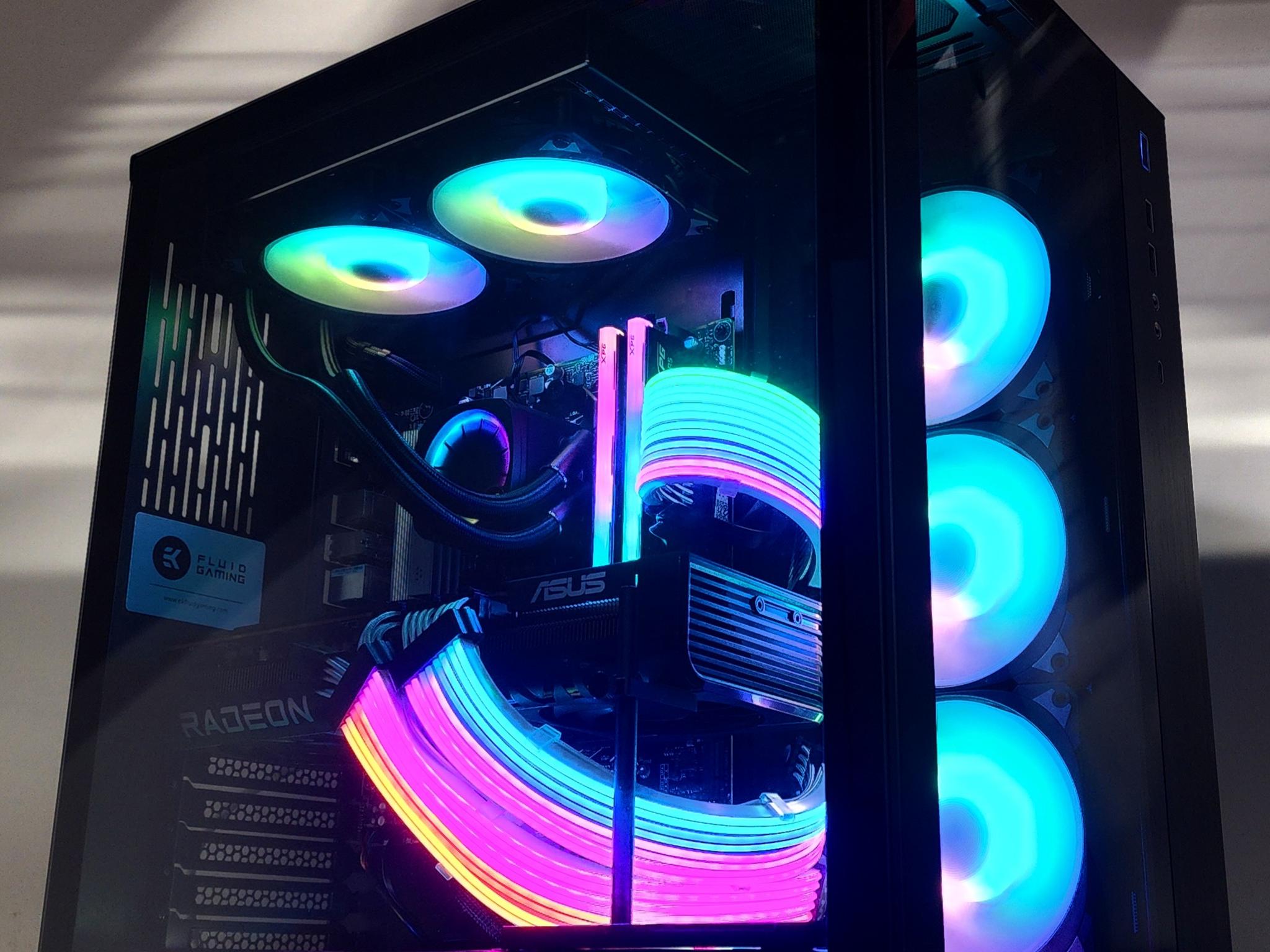 Gaming PC Ryzen 7 7700X 32GB RAM 1TB SSD RX 9070 XT 16GB Windows 11 Computer