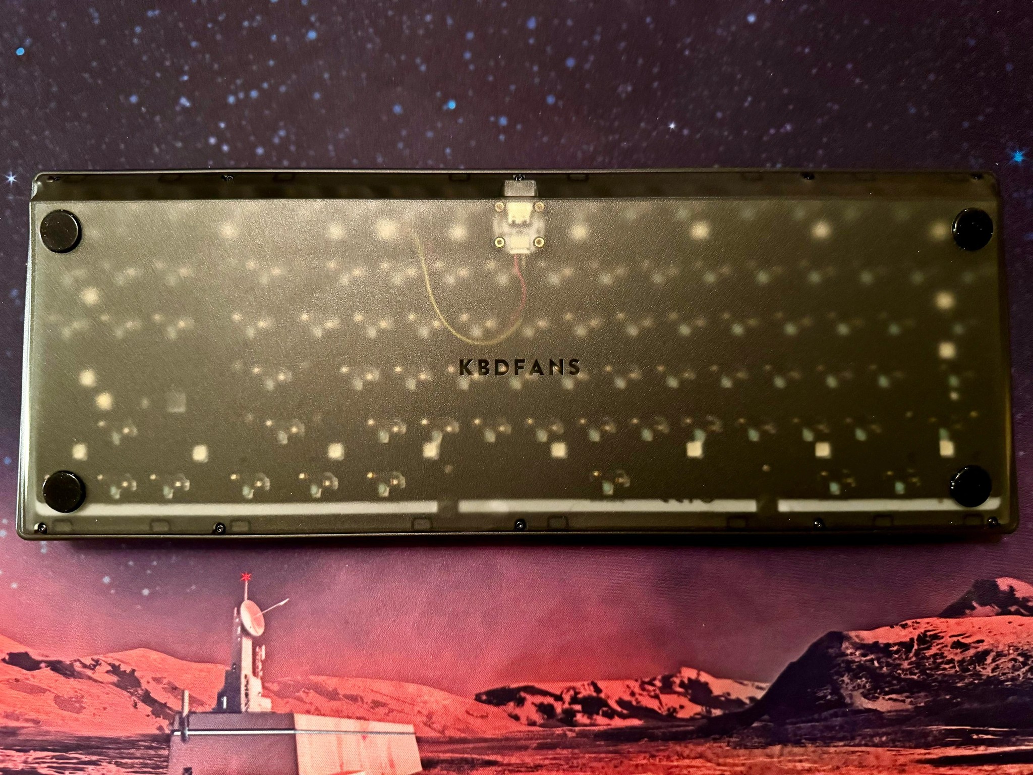 Like New - KBDFans TIGER 80 LITE Tenkeyless Custom Mechanical Keyboard w/ Drop Dusk MT3 Keycaps