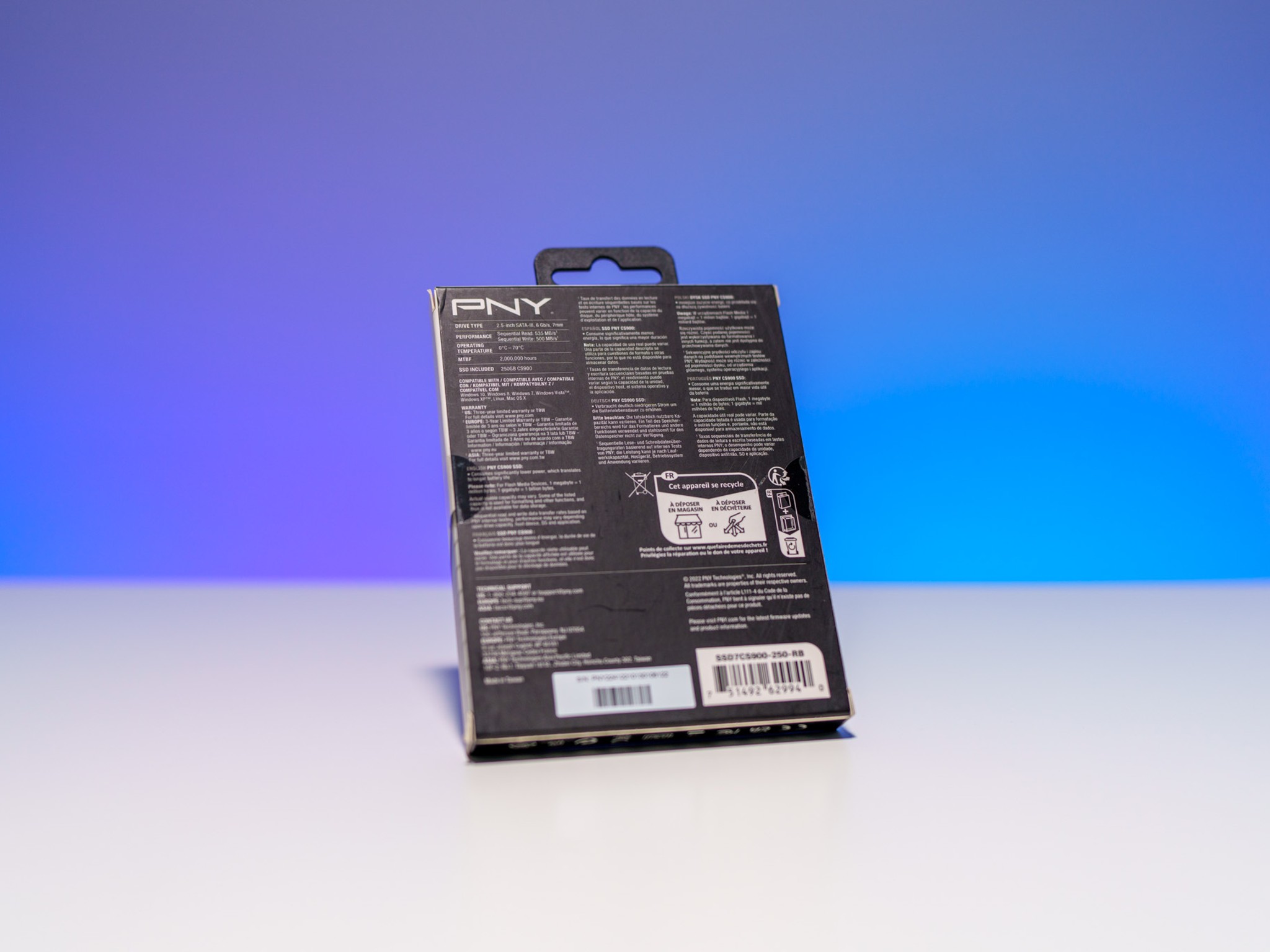 Brand New PNY CS900 250GB 2.5" SATA III Internal SSD