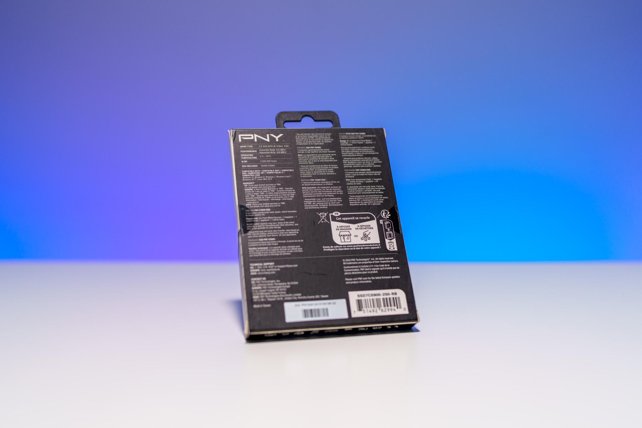 Brand New PNY CS900 250GB 2.5" SATA III Internal SSD