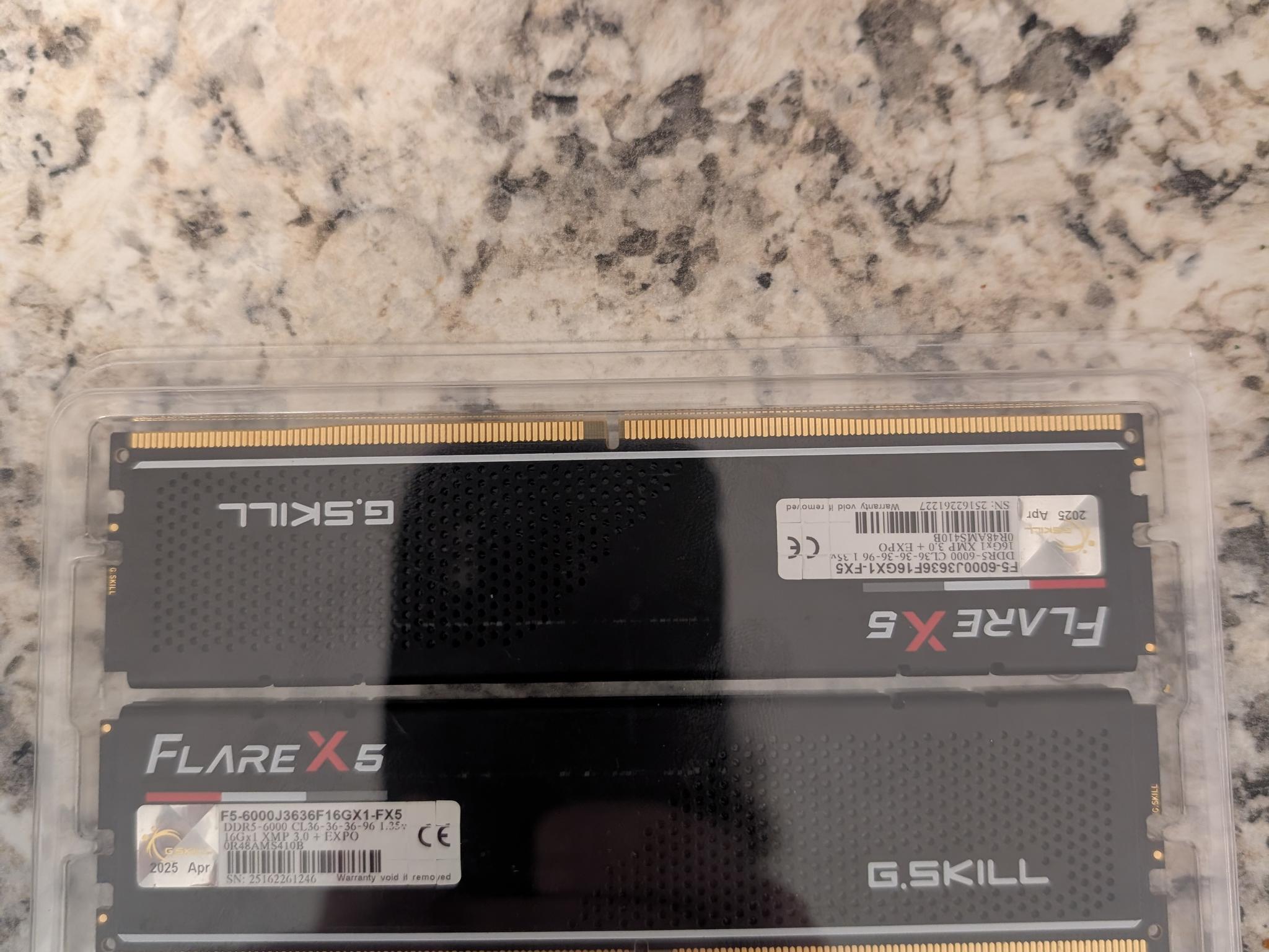 G.Skill Flare X5 32GB (2x16) CL36 6000mhz