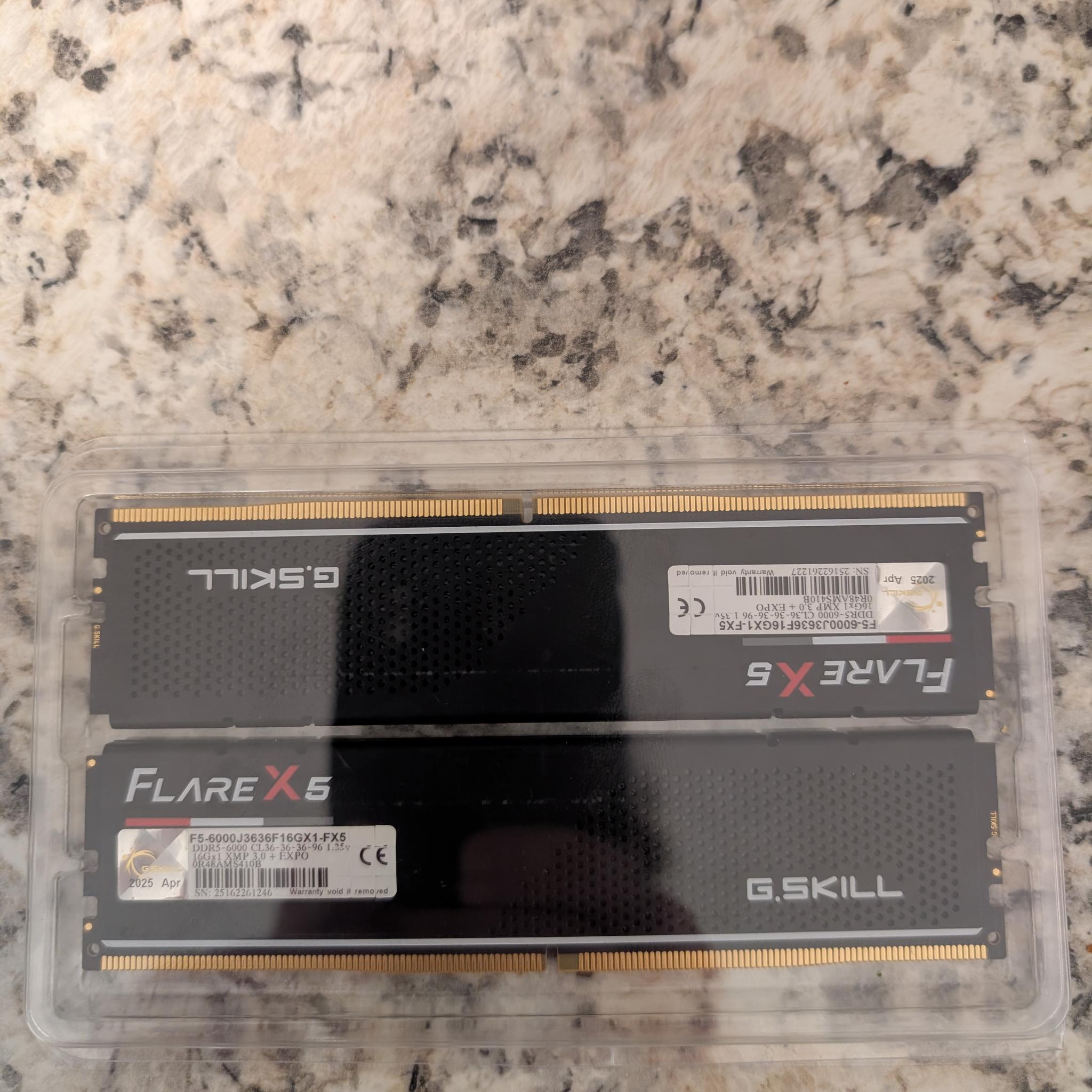 G.Skill Flare X5 32GB (2x16) CL36 6000mhz