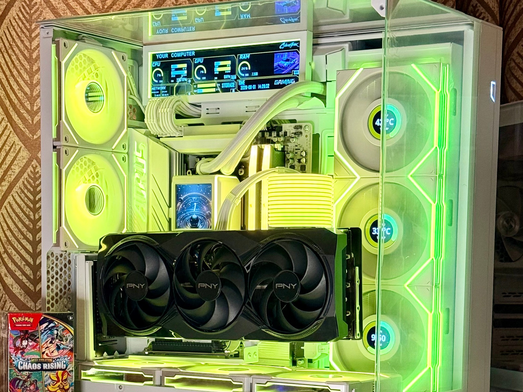 🎁 FREE Pokémon Booster Bundle ❄️ RTX 5080 + Ryzen 7 9800X3D ❄️ Gaming PC | Arctic Nova ⚡