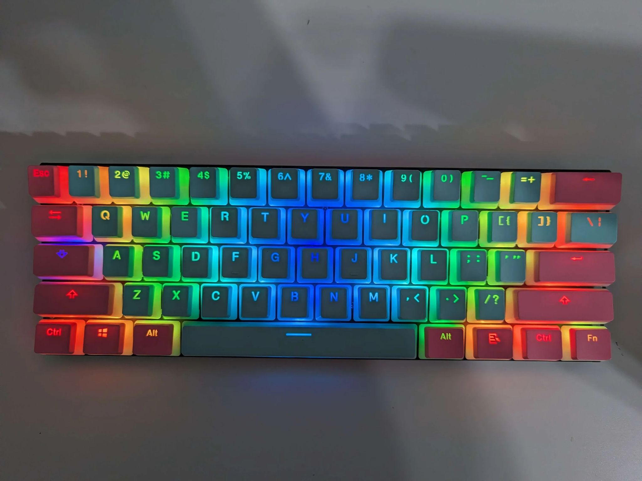 CK62 Cotton Candy Pudding 60% Keyboard