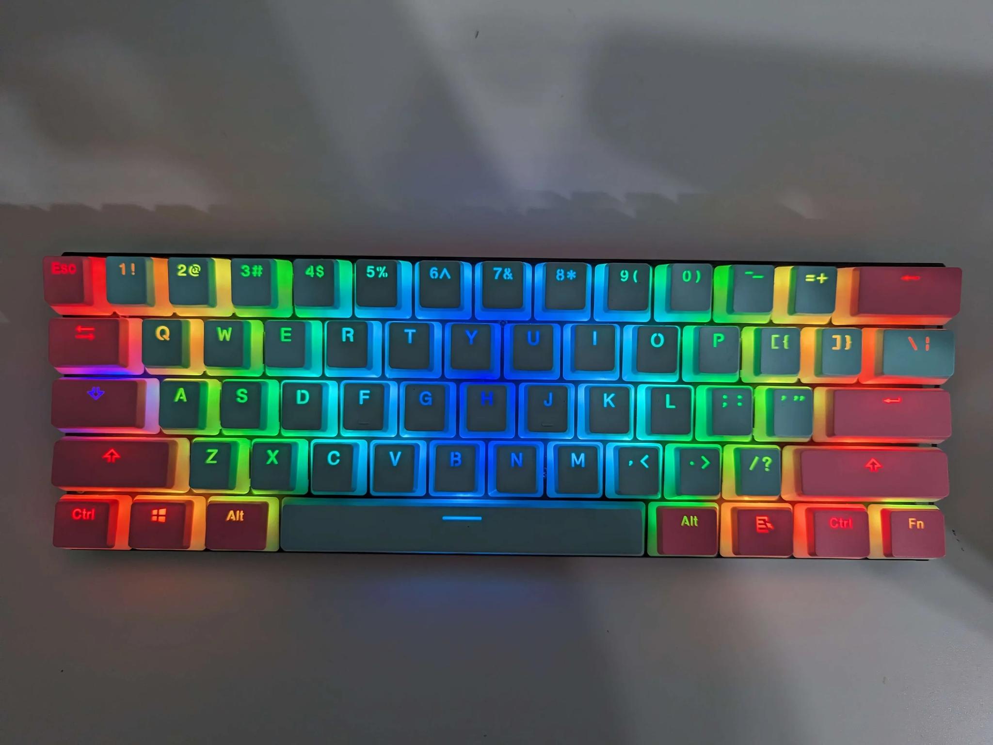 CK62 Cotton Candy Pudding 60% Keyboard