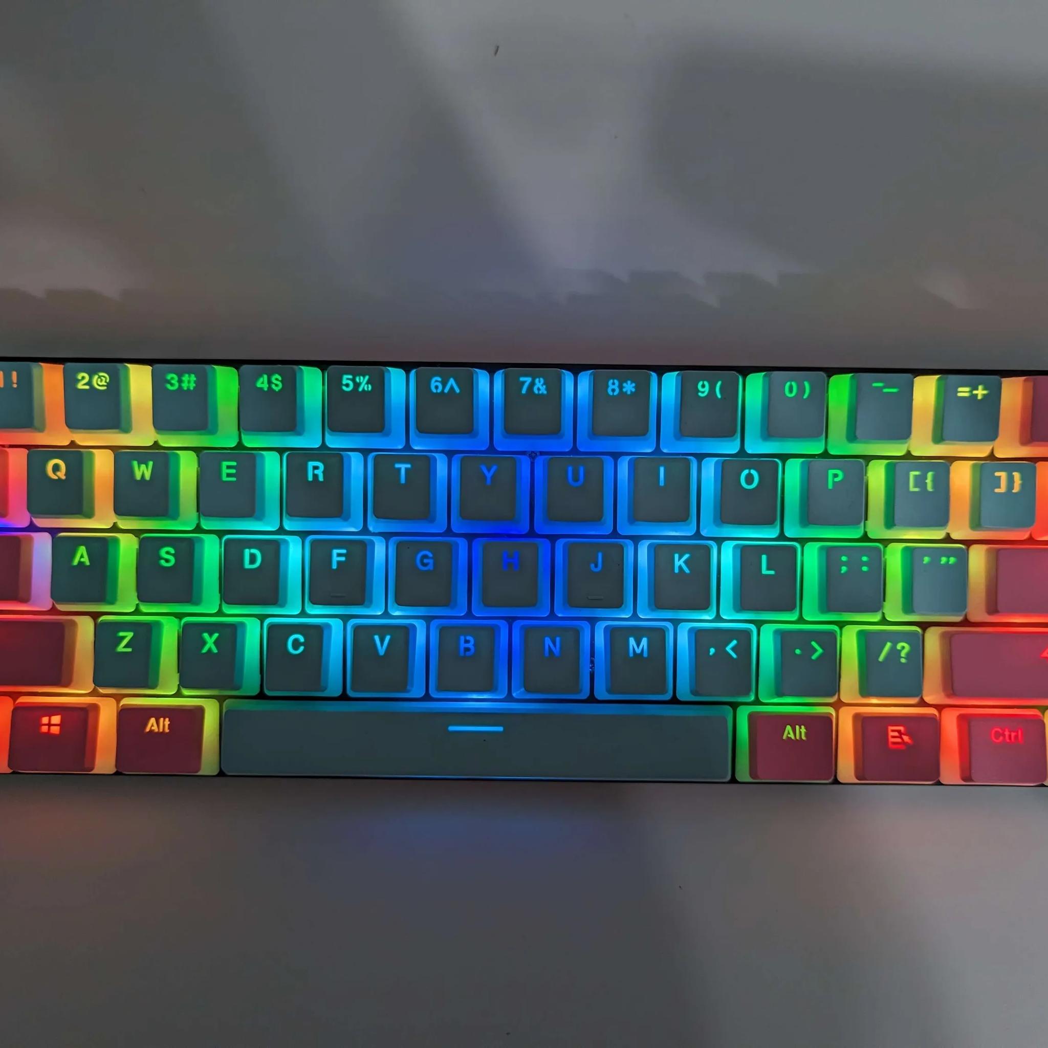 CK62 Cotton Candy Pudding 60% Keyboard