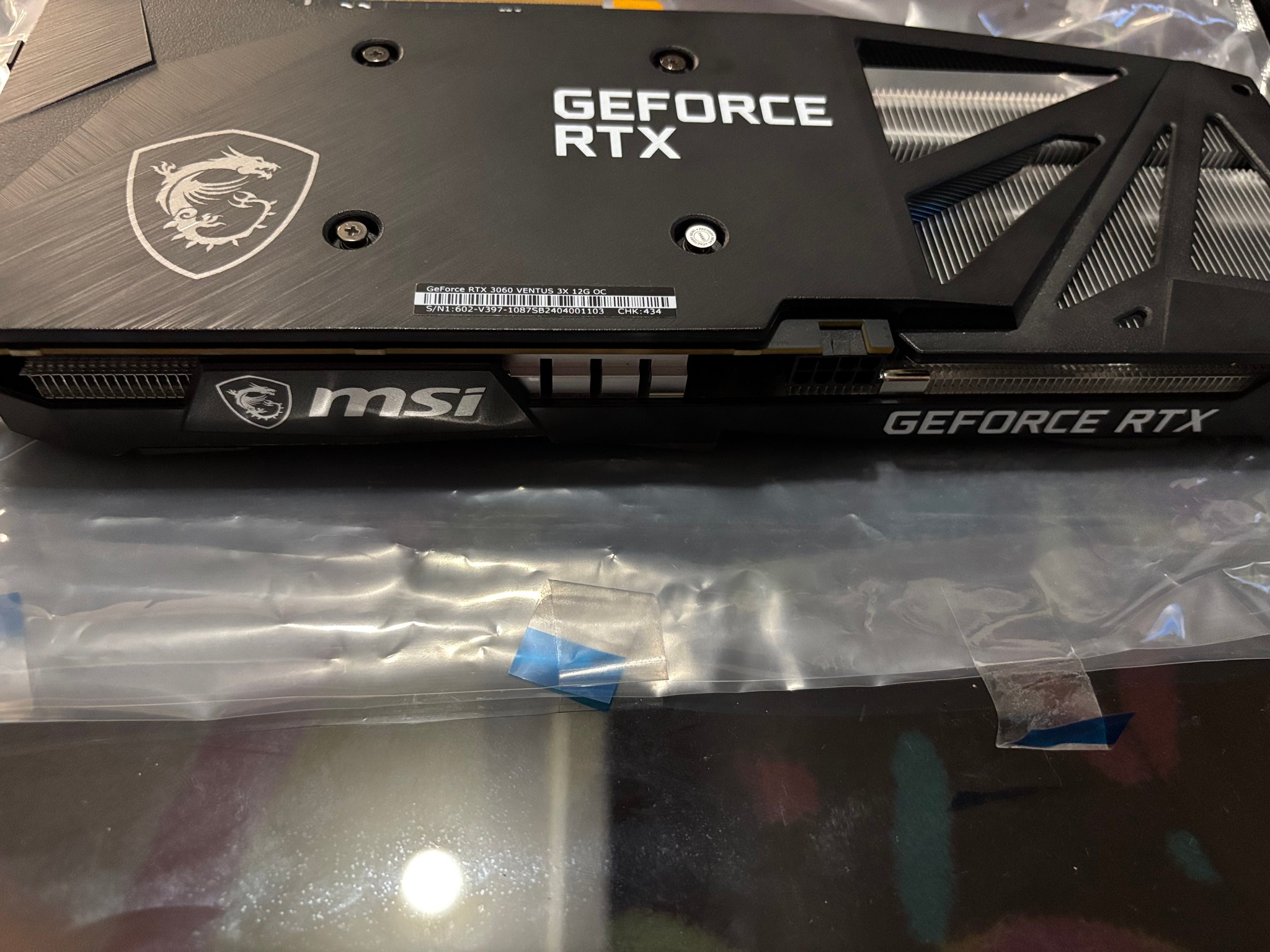 MSI RTX 3060 12G VENTUS X3 OC