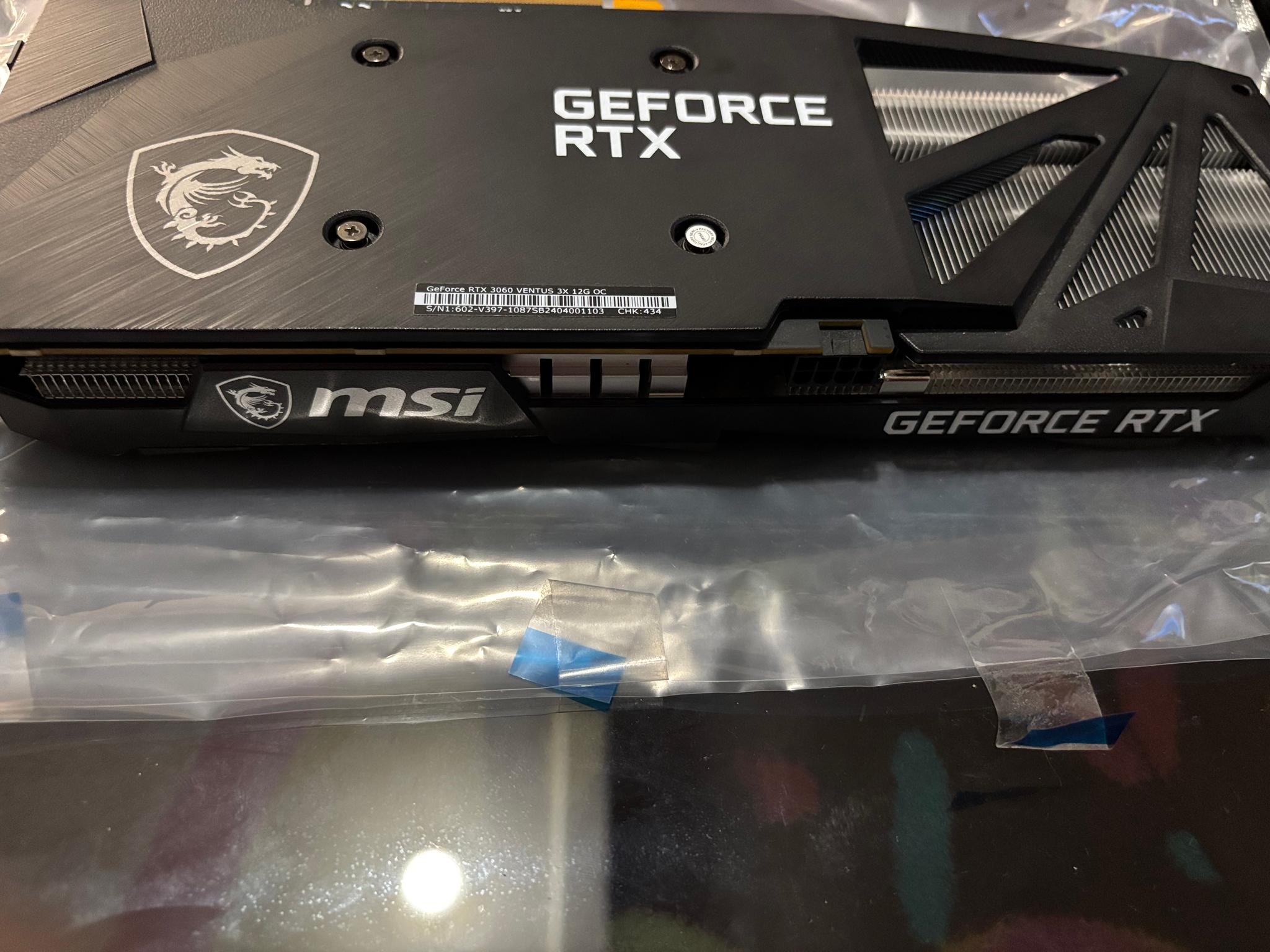 MSI RTX 3060 12G VENTUS X3 OC