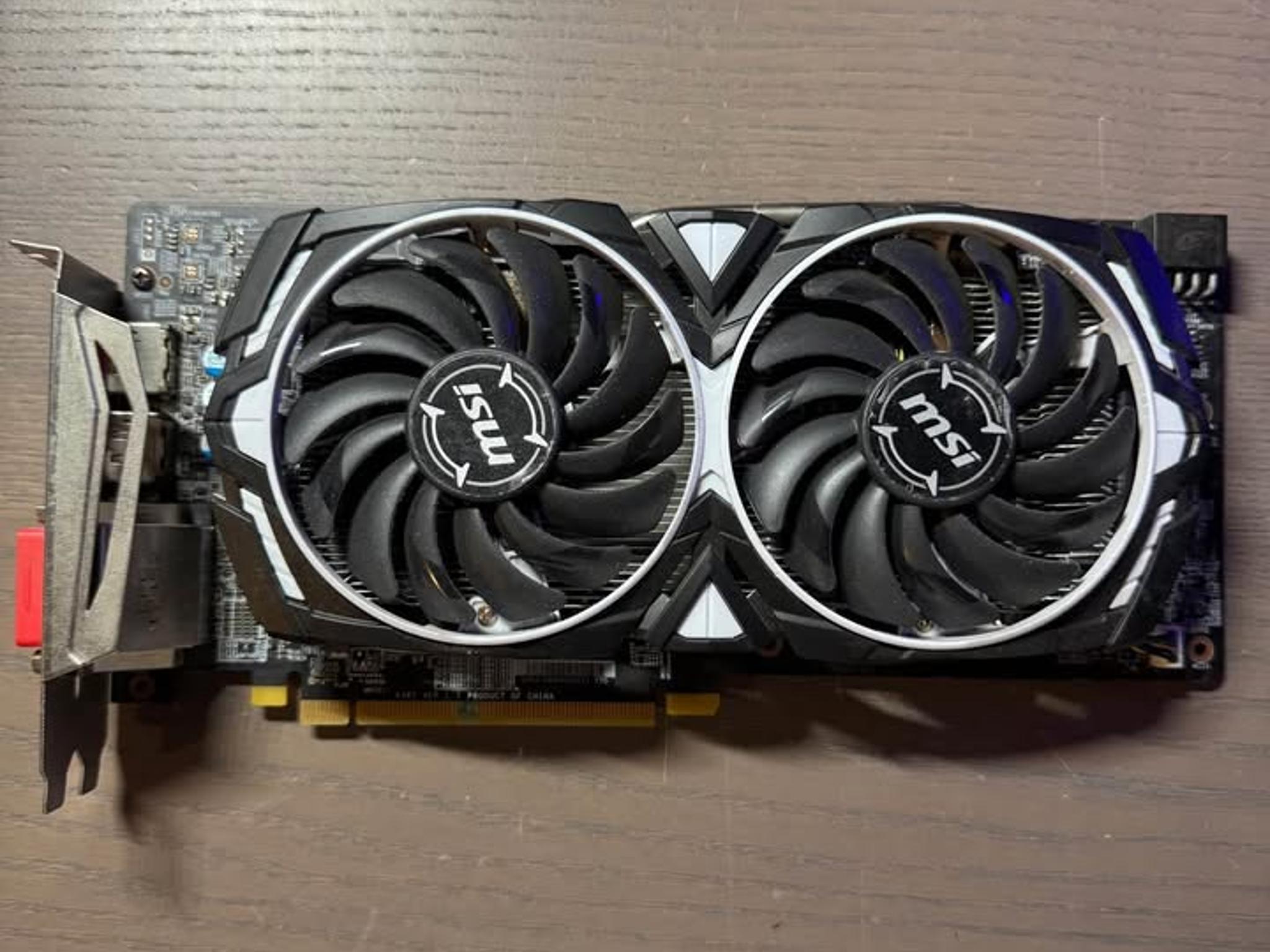 MSI Radeon RX 580 ARMOR 8G OC 8GB GDDR5 Graphics Card