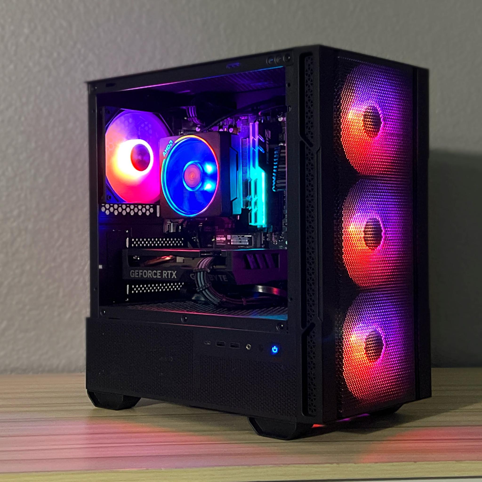 🔥 RTX 4060 Performance Gaming PC - Ryzen 7 2700x, 16gb, 1tb NVME