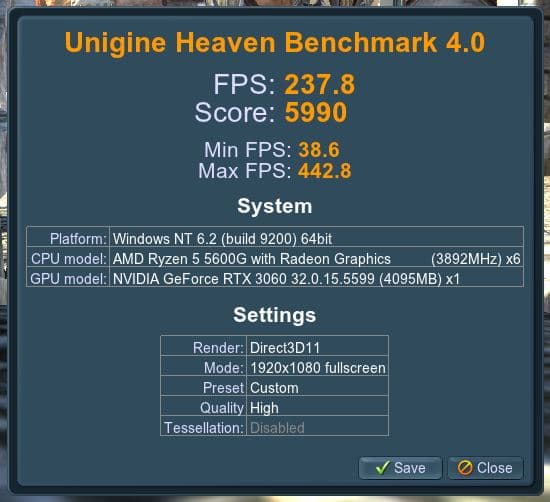 (#01) Ryzen 5 5600g/RTX 3060 12GB