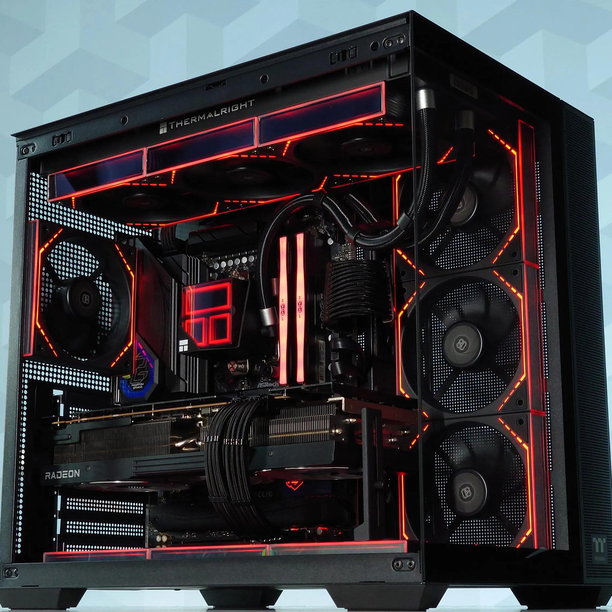 🖤🩵Extreme Gaming PC💎AMD RX 7900 XTX 24GB💎AMD Ryzen 9 7900X3D 12-Core💎32GB DDR5💎2TB SSD