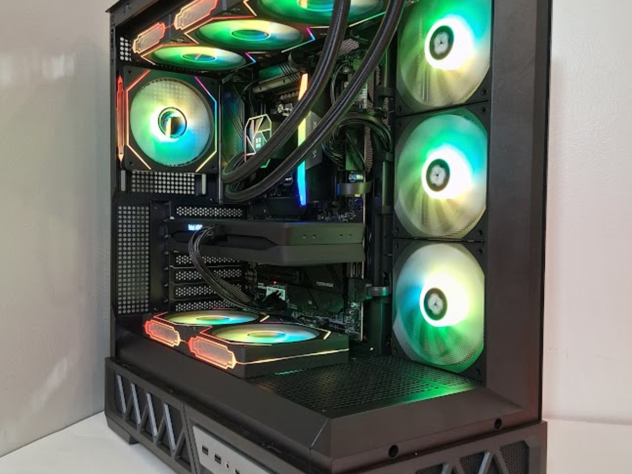 Gaming PC AMD Ryzen 5 9600X 6 Core Intel Arc B580 12GB 16GB DDR5 RAM, 1TB PCIe SSD, WiFi + BT