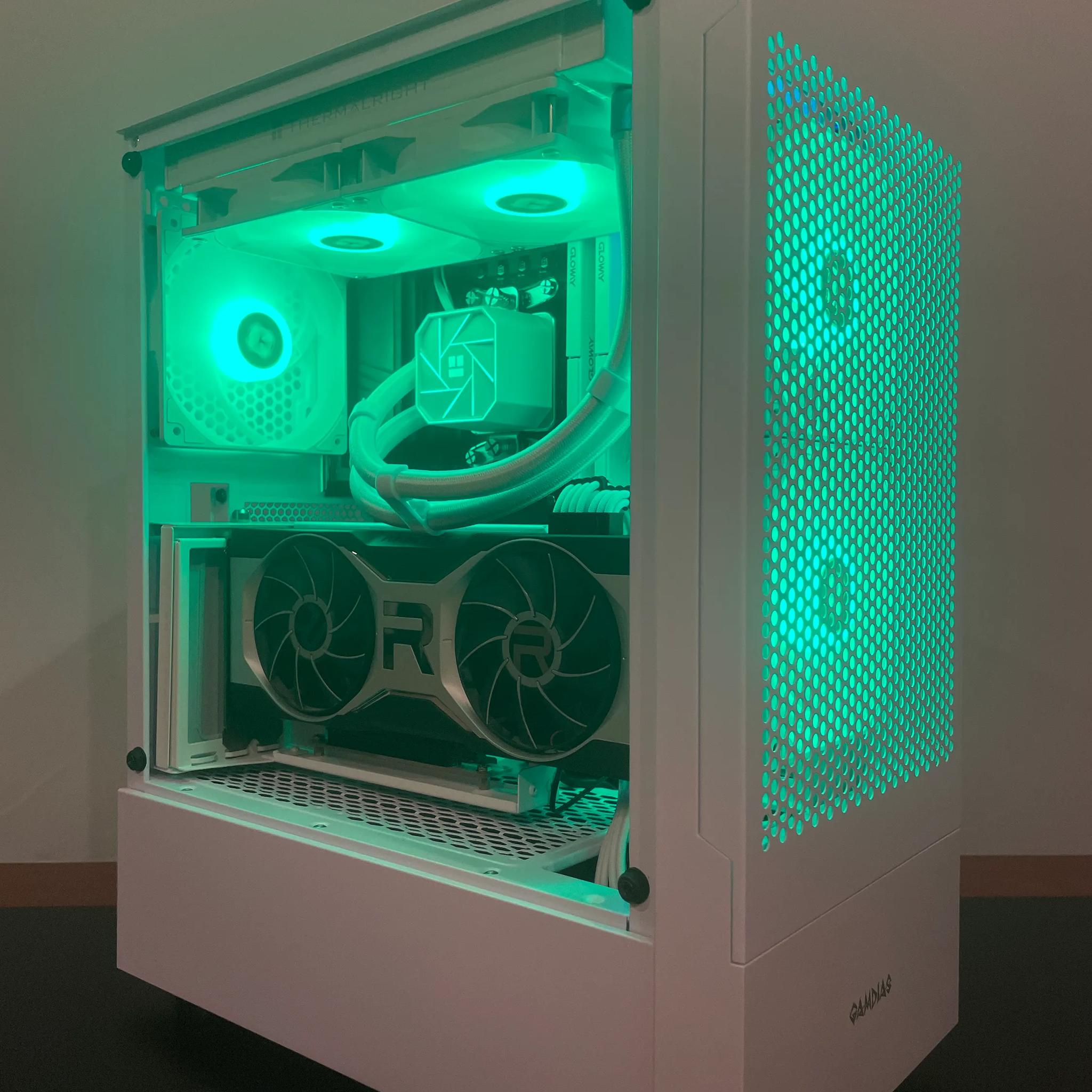 Ryzen 5 5600 + RX 6700XT Gaming PC | 1440p Capable | White Aesthetic