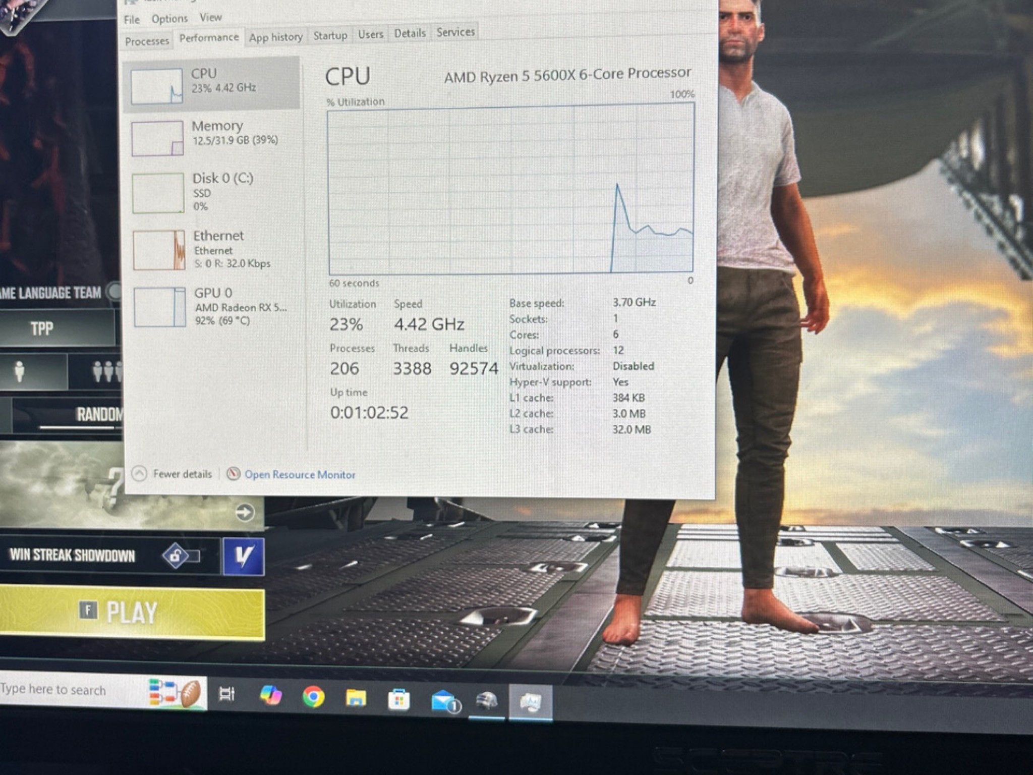AMD ryzen 5600x rx 580 gaming computer