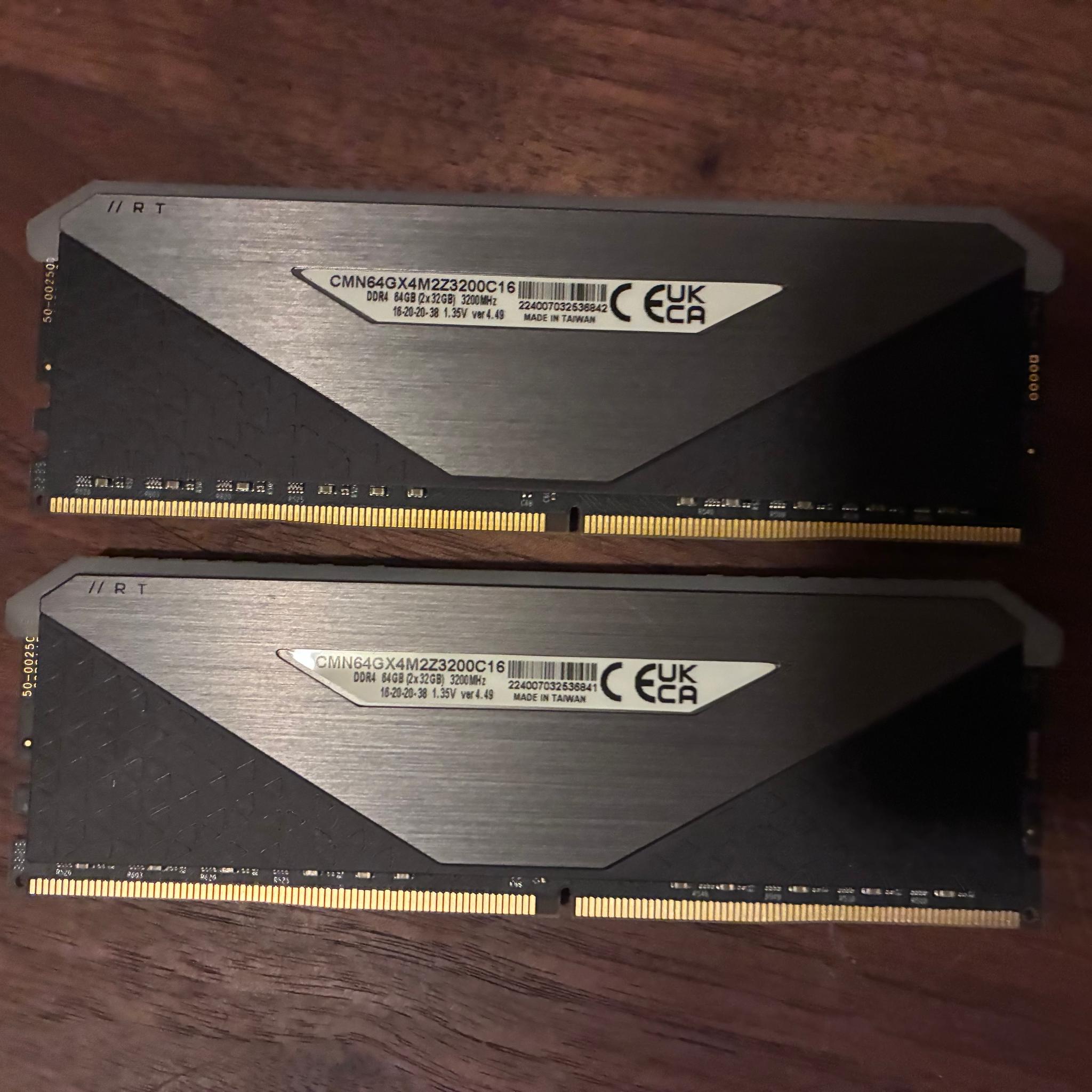 64 gb kit of DDR4 3200mhz - Like New