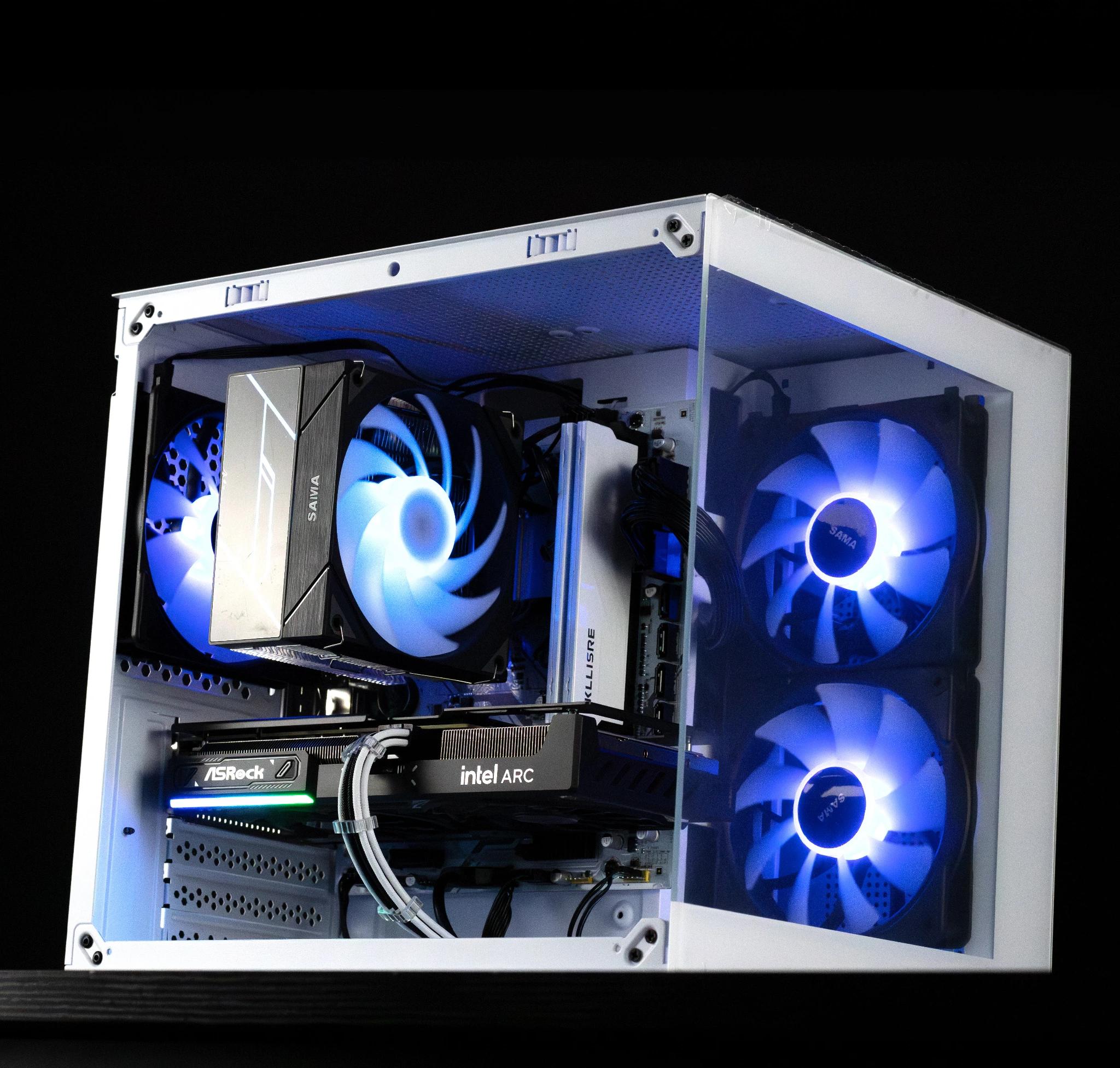 ⚫️🔵⚪️ ARC B570 | Ryzen 5 5600 | 32GB DDR4 | 1TB NVMe SSD