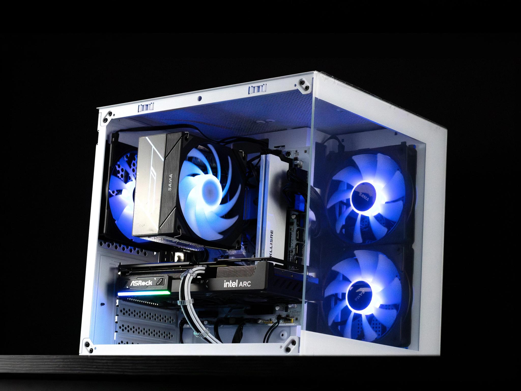 ⚫️🔵⚪️ ARC B570 | Ryzen 5 5600 | 32GB DDR4 | 1TB NVMe SSD