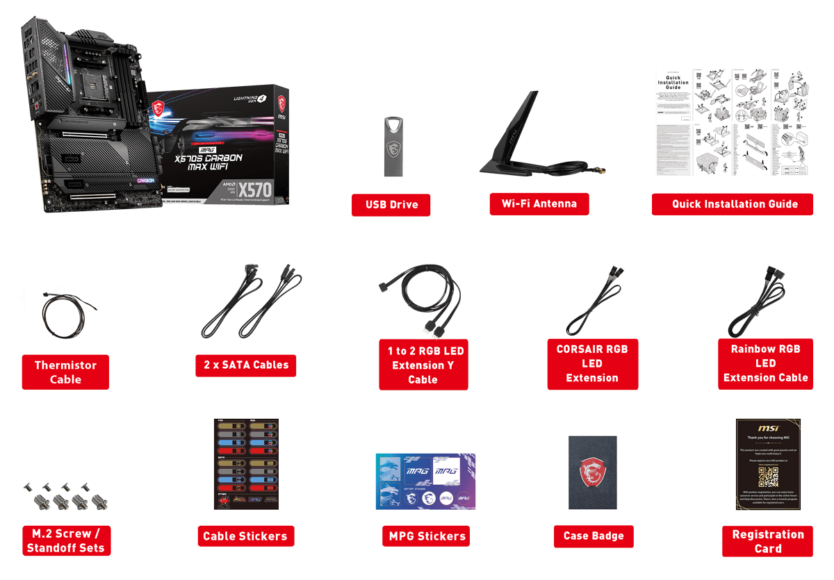 X570S Motherboard, Ryzen 9 CPU, 64GB RAM, 2TB SSD, Windows 11 Pro