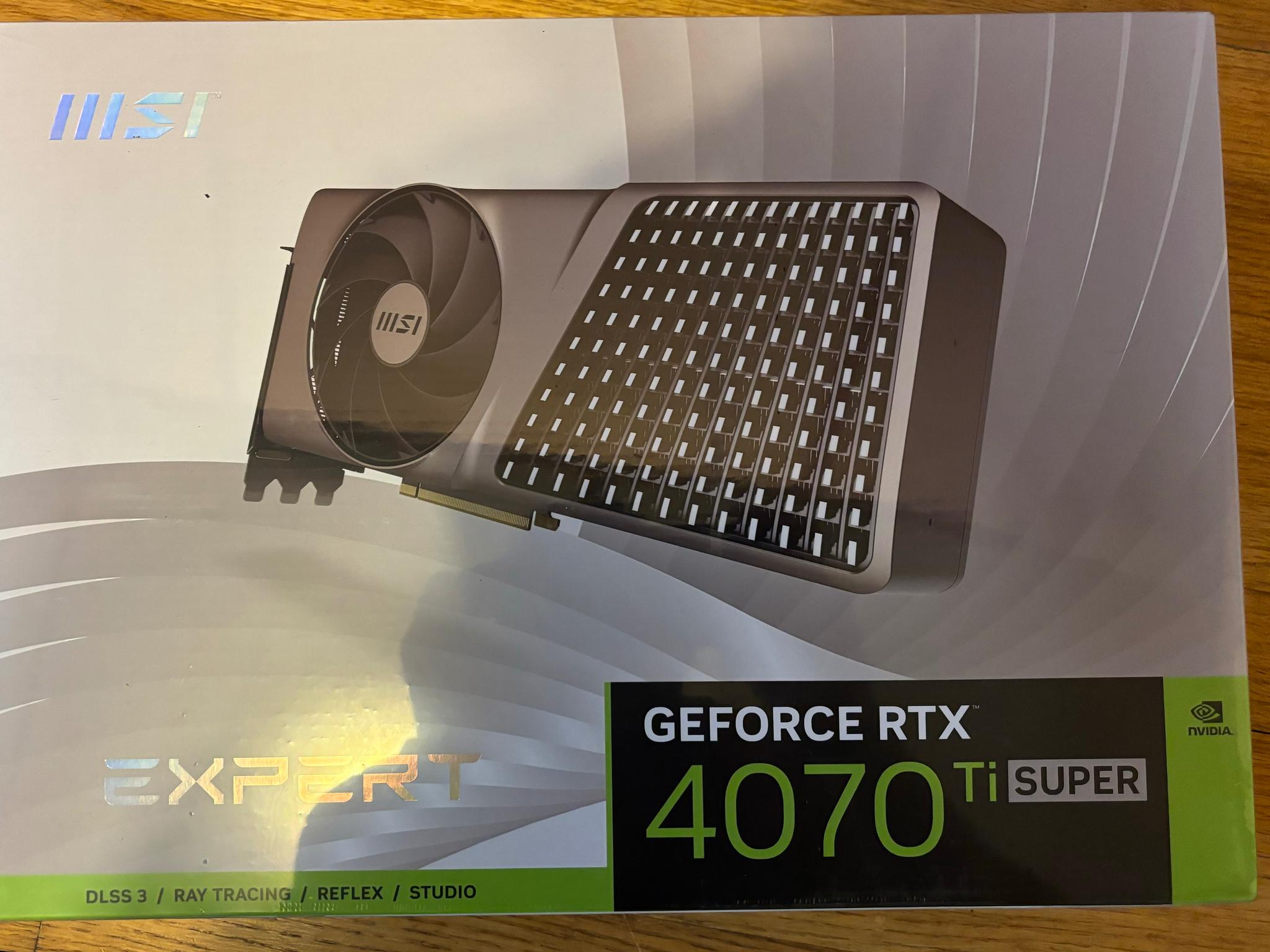 New 4k gamer, 4070 Ti super 16gb, ryzen 9 7900x3D,64 gb ddr5