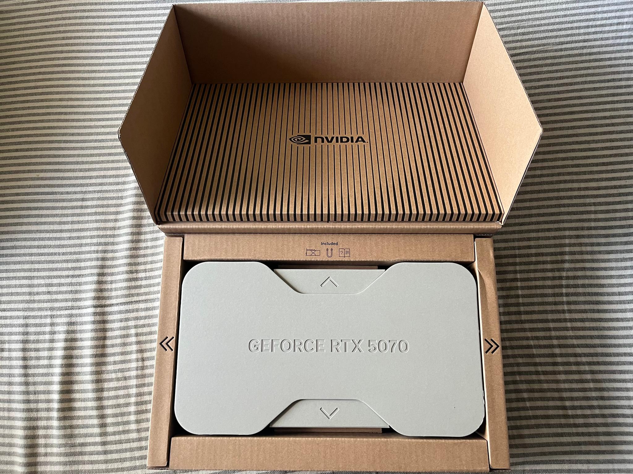 Used RTX 5070 Founder’s Edition 12GB GDDR7 with Original Packaging - Like New!