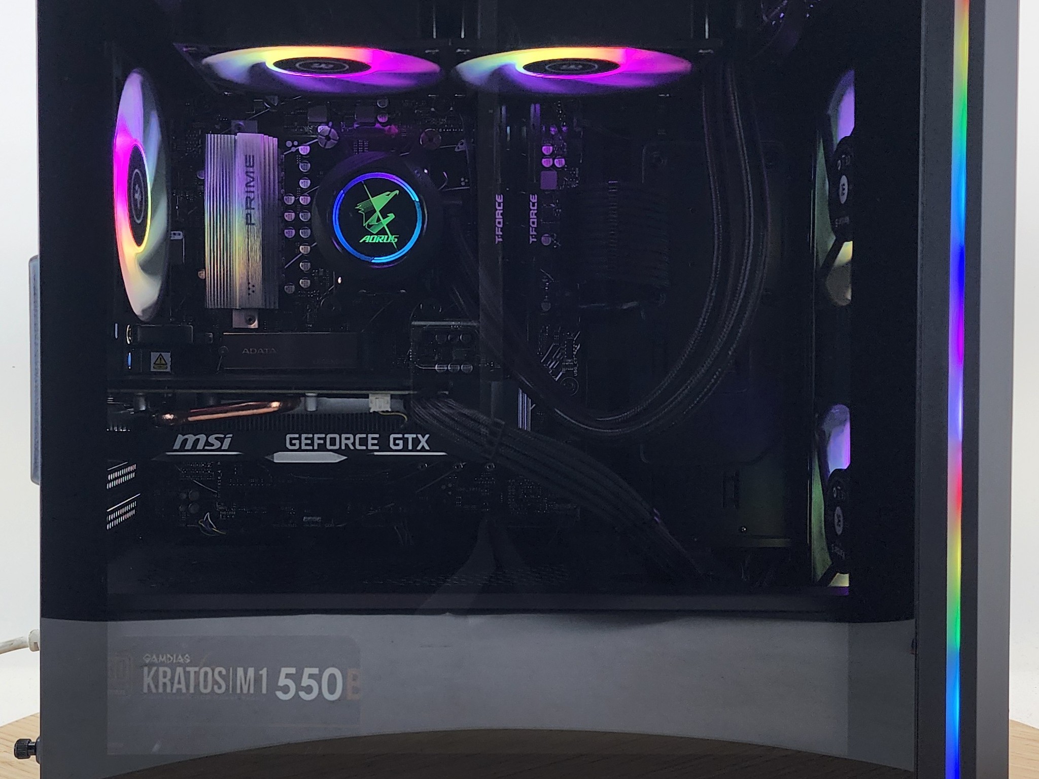 Gaming PC Ryzen 7 7800X3D 16GB RAM 1TB SSD GTX 1660 Ti 6GB Windows 11 Computer