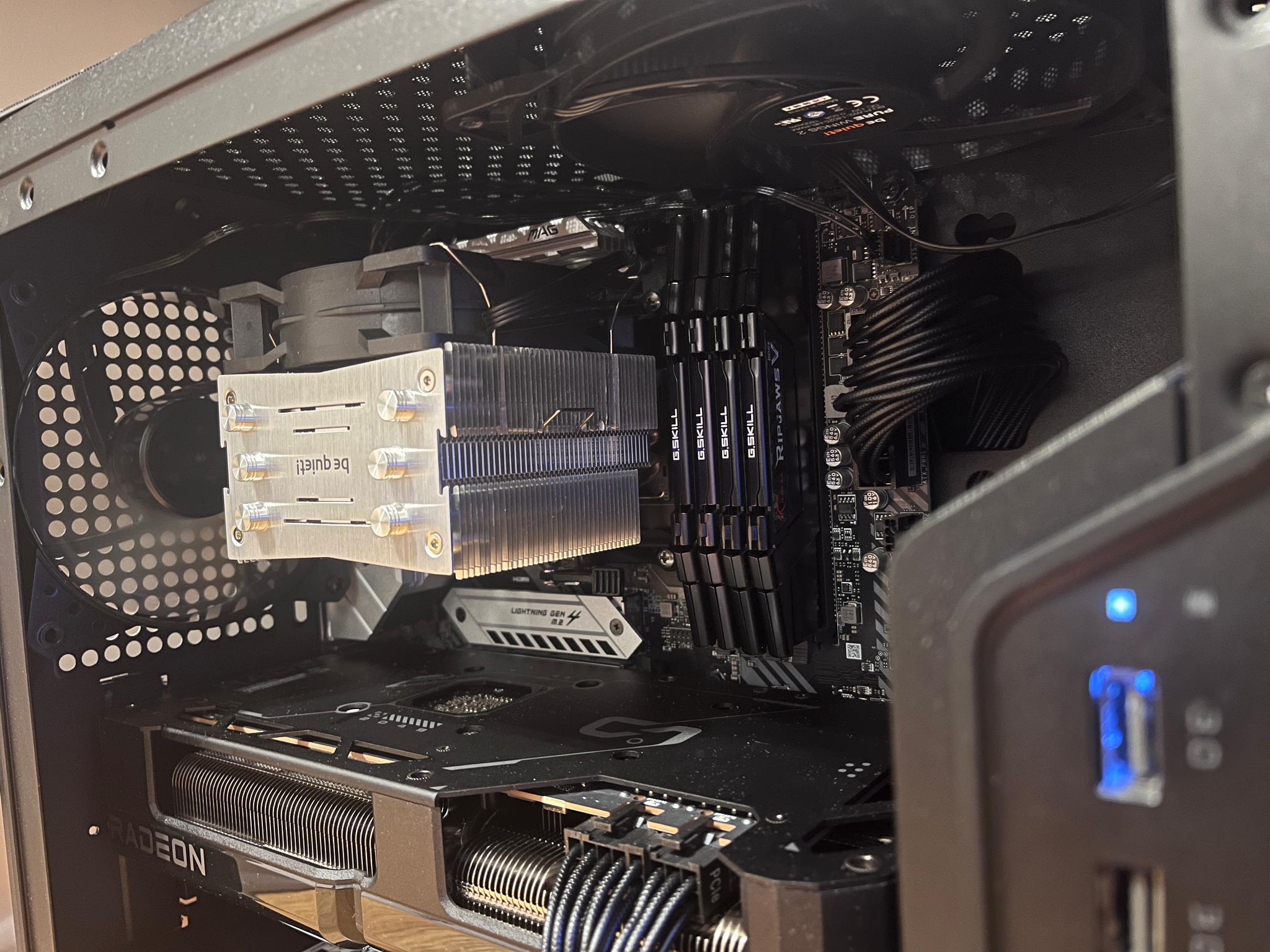 Complete AM4 Platform — 3600X / B550M WiFi / 48GB DDR4 / 650W Gold PSU / Cooler — Just Add GPU!