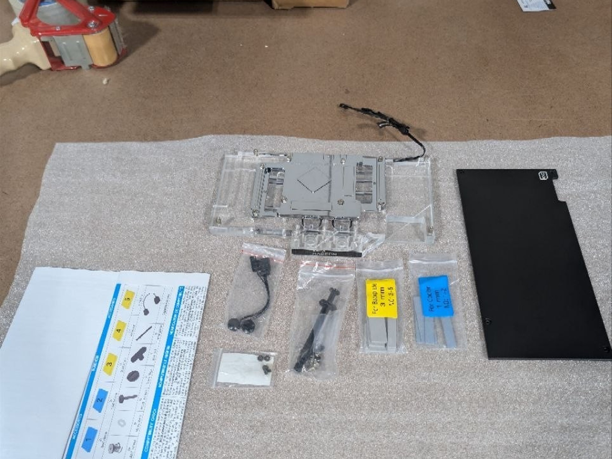 Alphacool Eisblock Aurora Acryl GPX-A Radeon RX 6700XT Gaming X with Backplate (