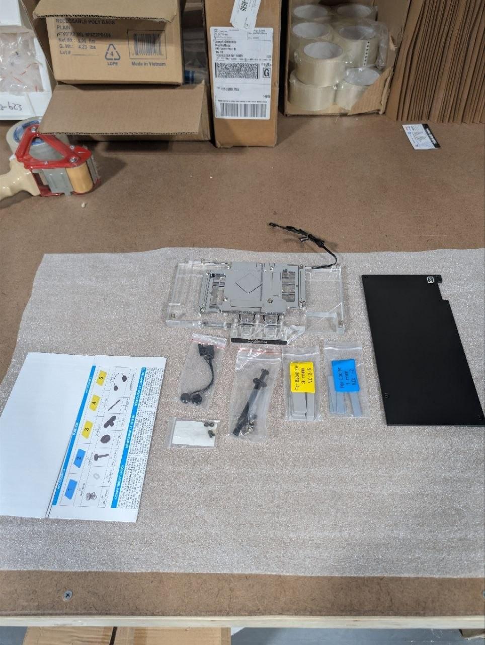 Alphacool Eisblock Aurora Acryl GPX-A Radeon RX 6700XT Gaming X with Backplate (