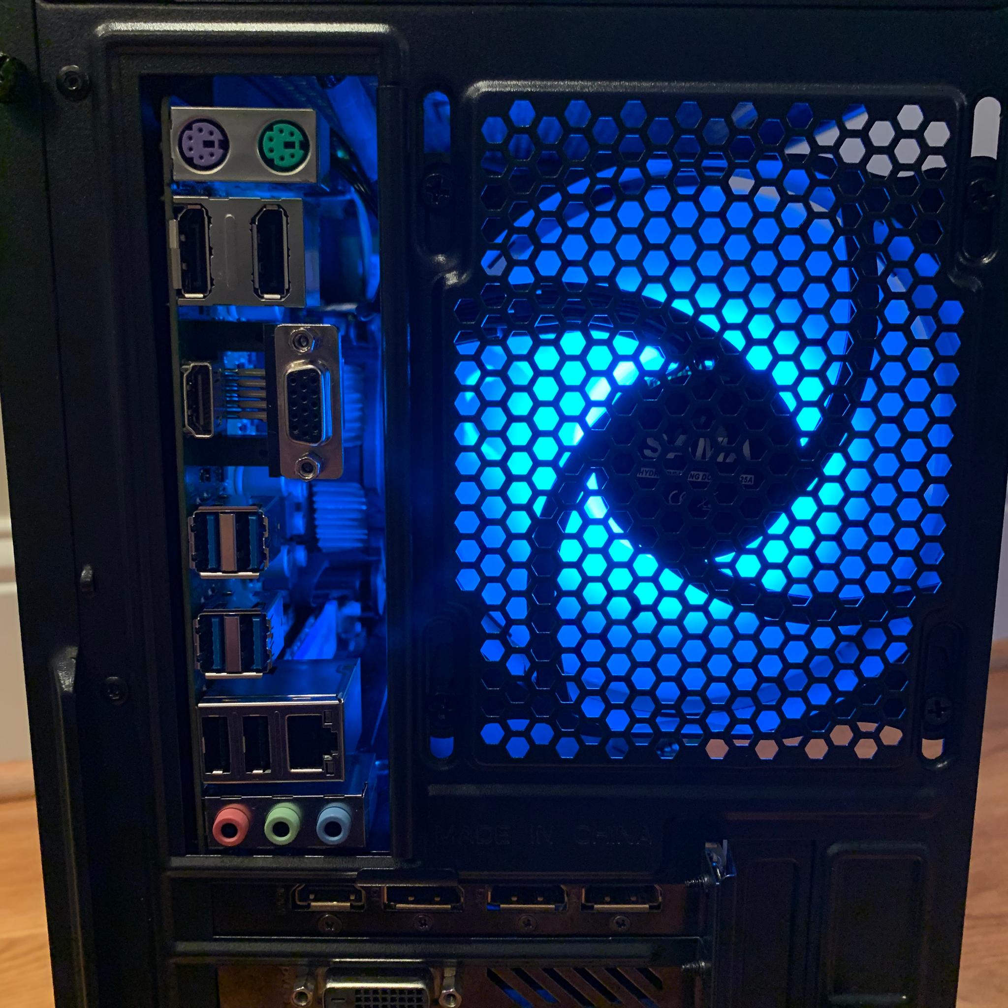 NVIDIA GTX 1070 10100f FORTNITE READY 16GB DDR4 500GB M.2 SSD ARGB LIGHTING WINDOWS 10