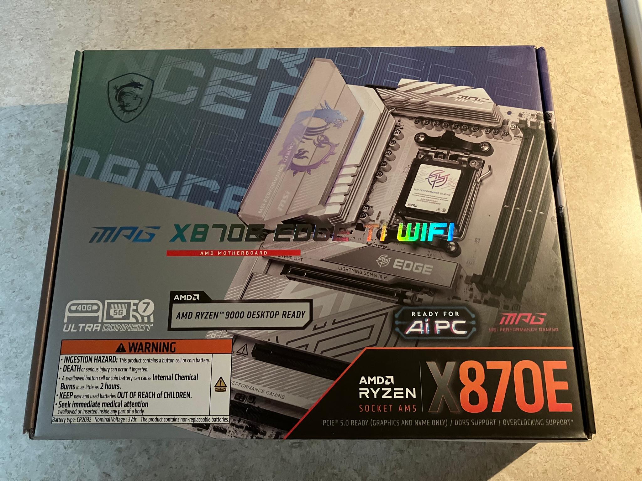 MSI Mag X870E Edge Ti Wifi