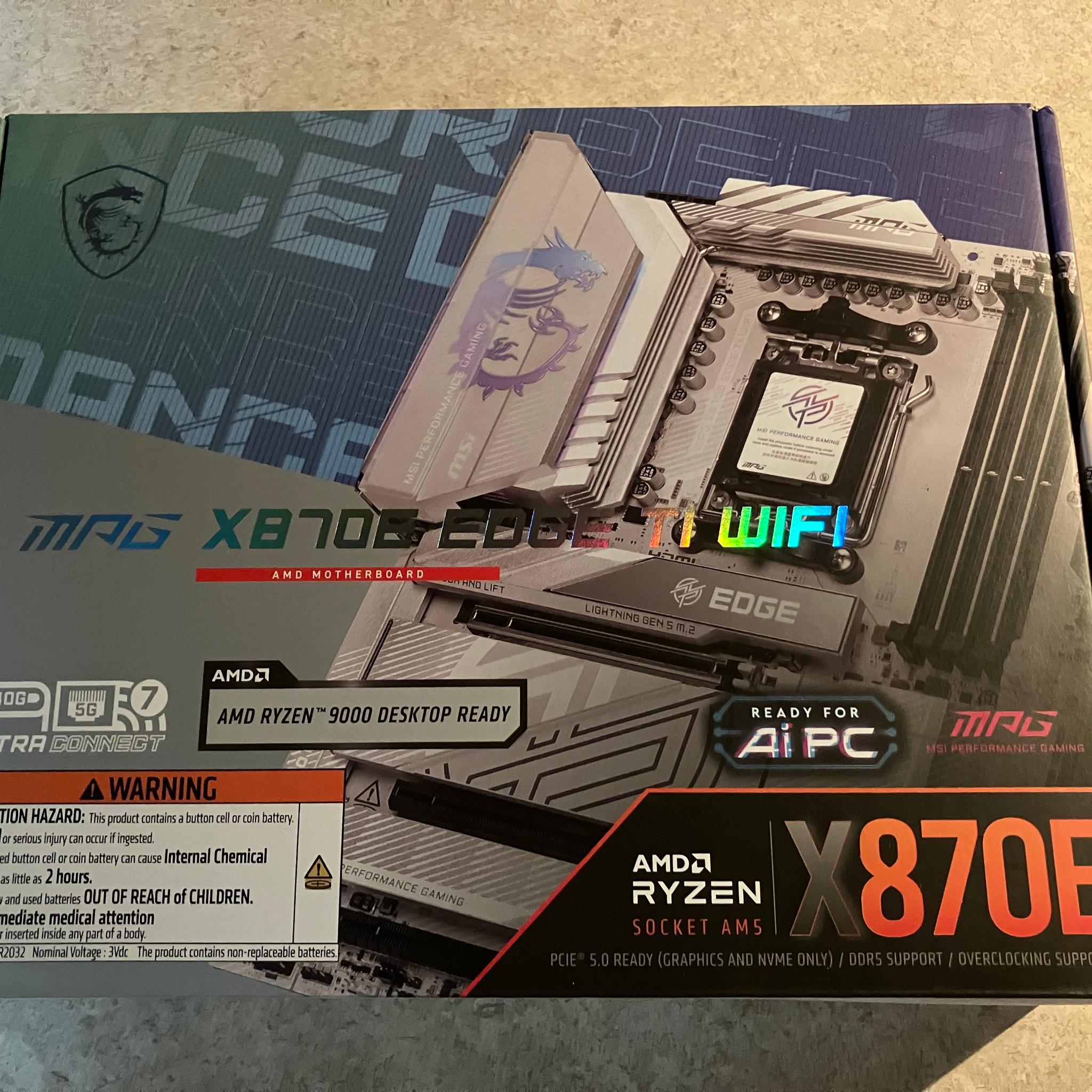 MSI Mag X870E Edge Ti Wifi