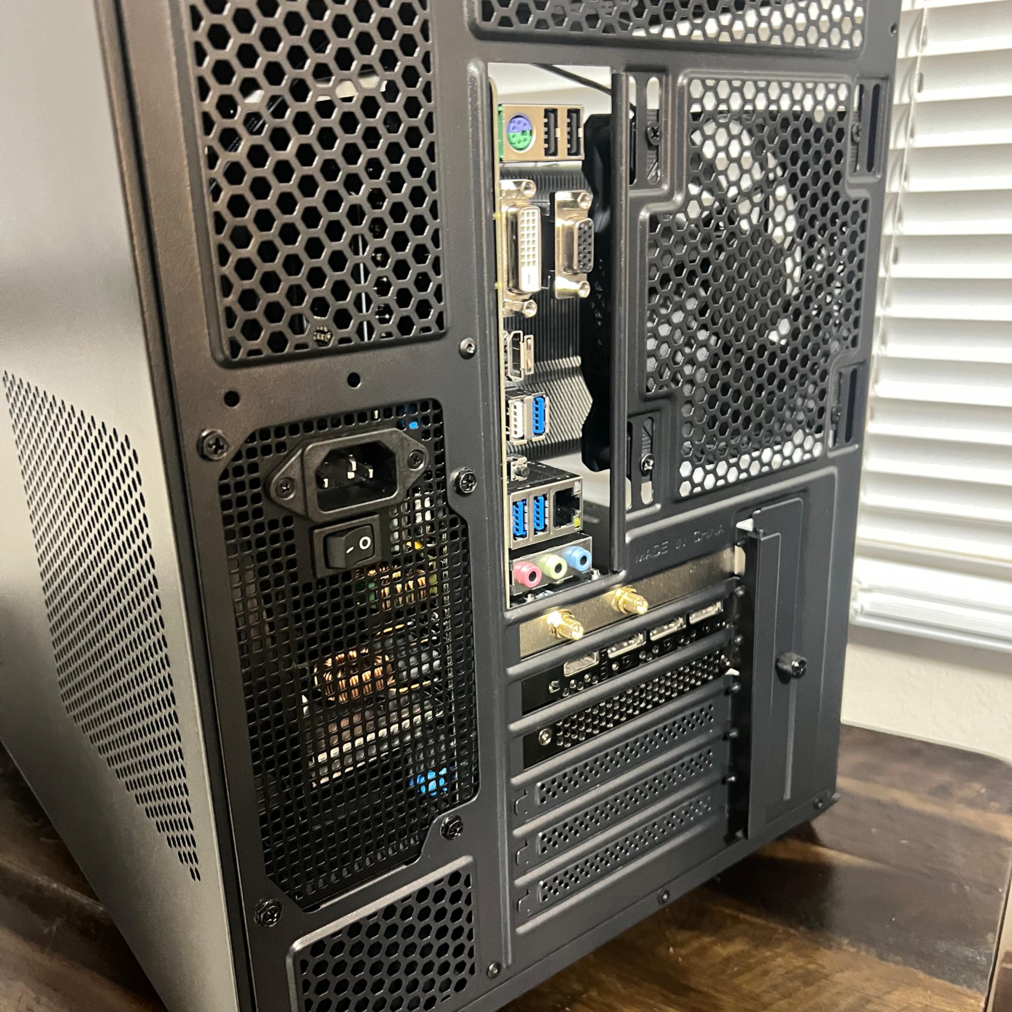 RYZEN 7 3700X + 3070 TI All Black Micro-ATX Custom Gaming PC