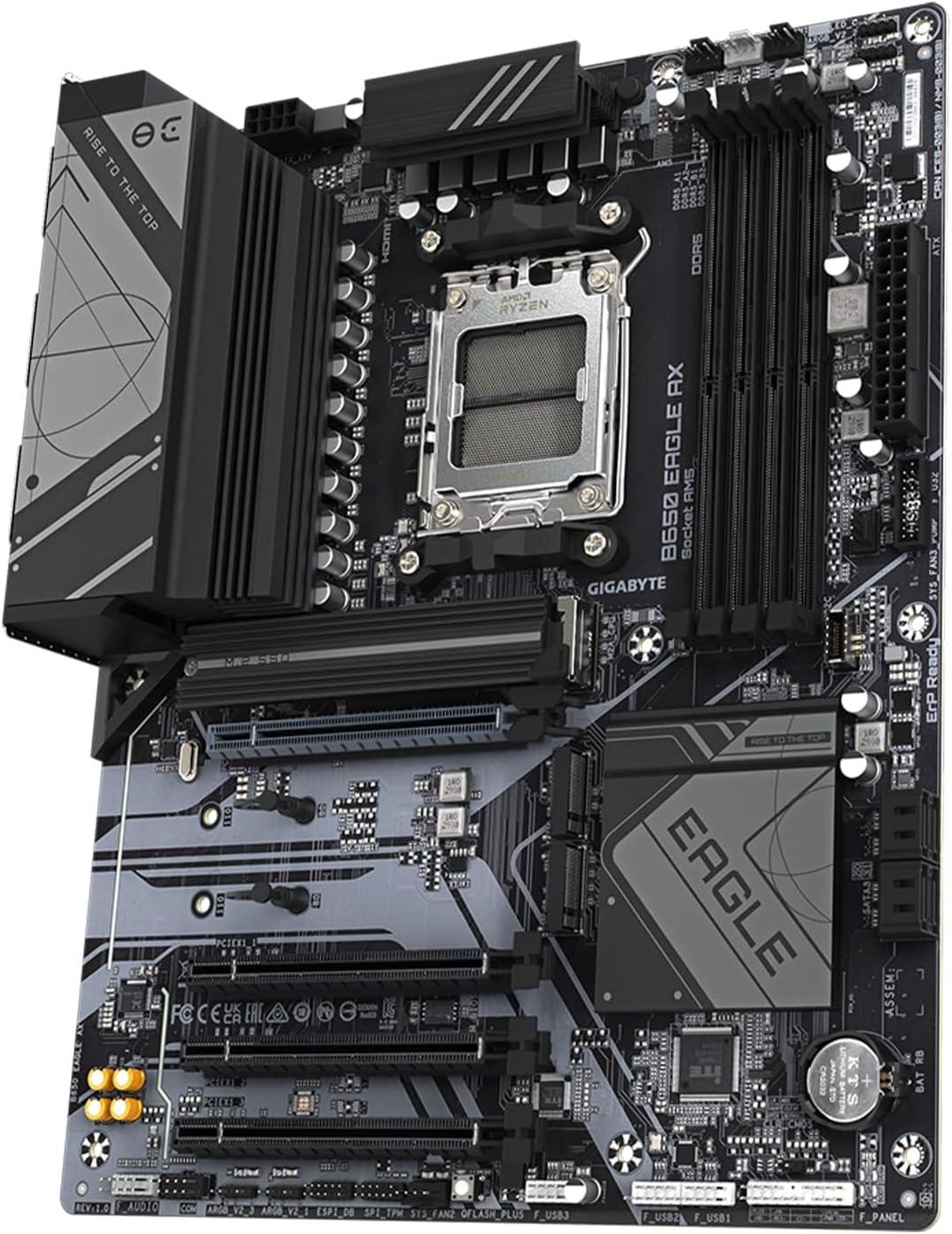 Gigabyte B650 EAGLE AX AMD B650 AM5 ATX Desktop Motherboard