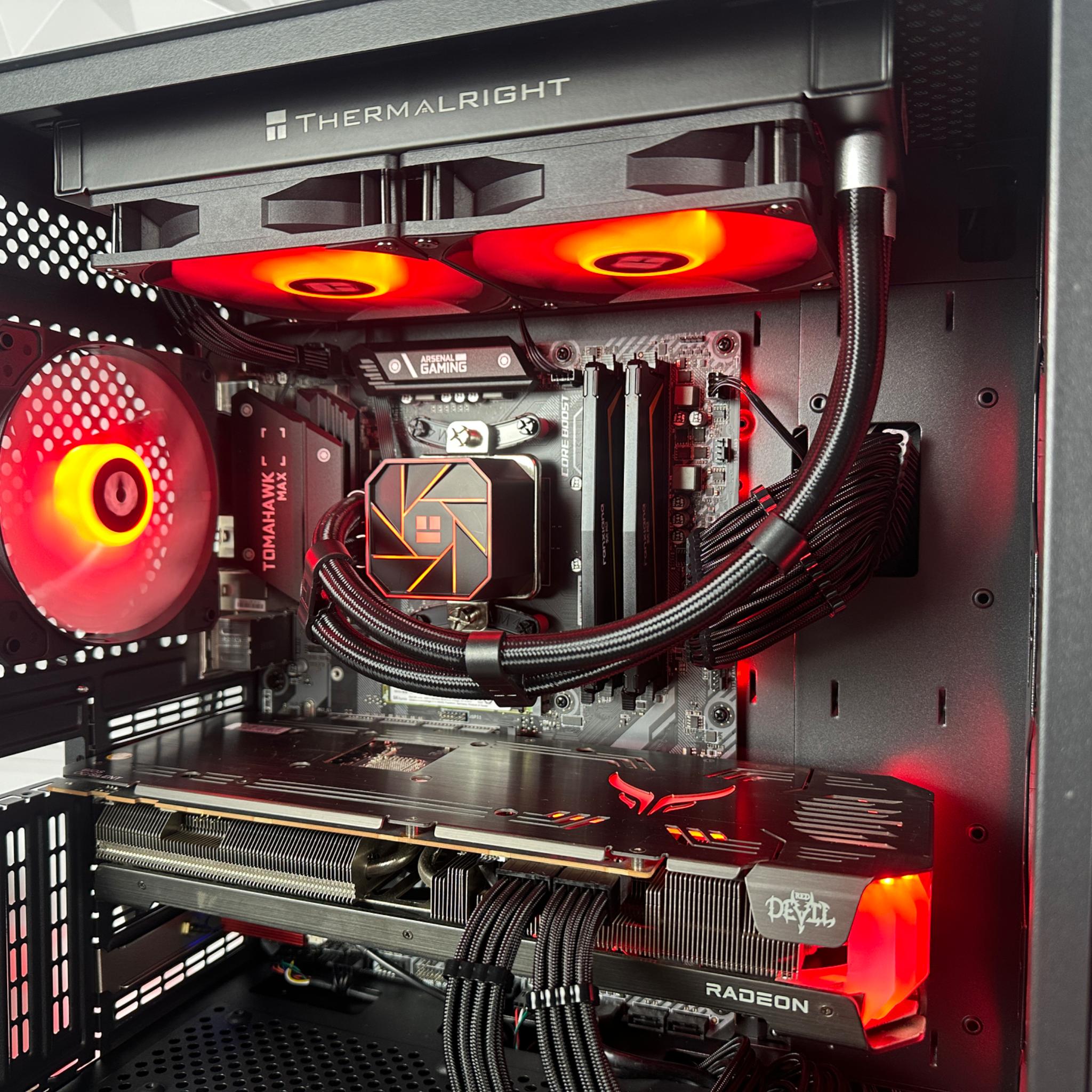 🟥"Red Devil 2.0"⬛️ 1080P/1440P Gaming PC! | Ryzen 9 | 6700XT 12GB | 32GB DDR4 | 1TB NVME SSD |