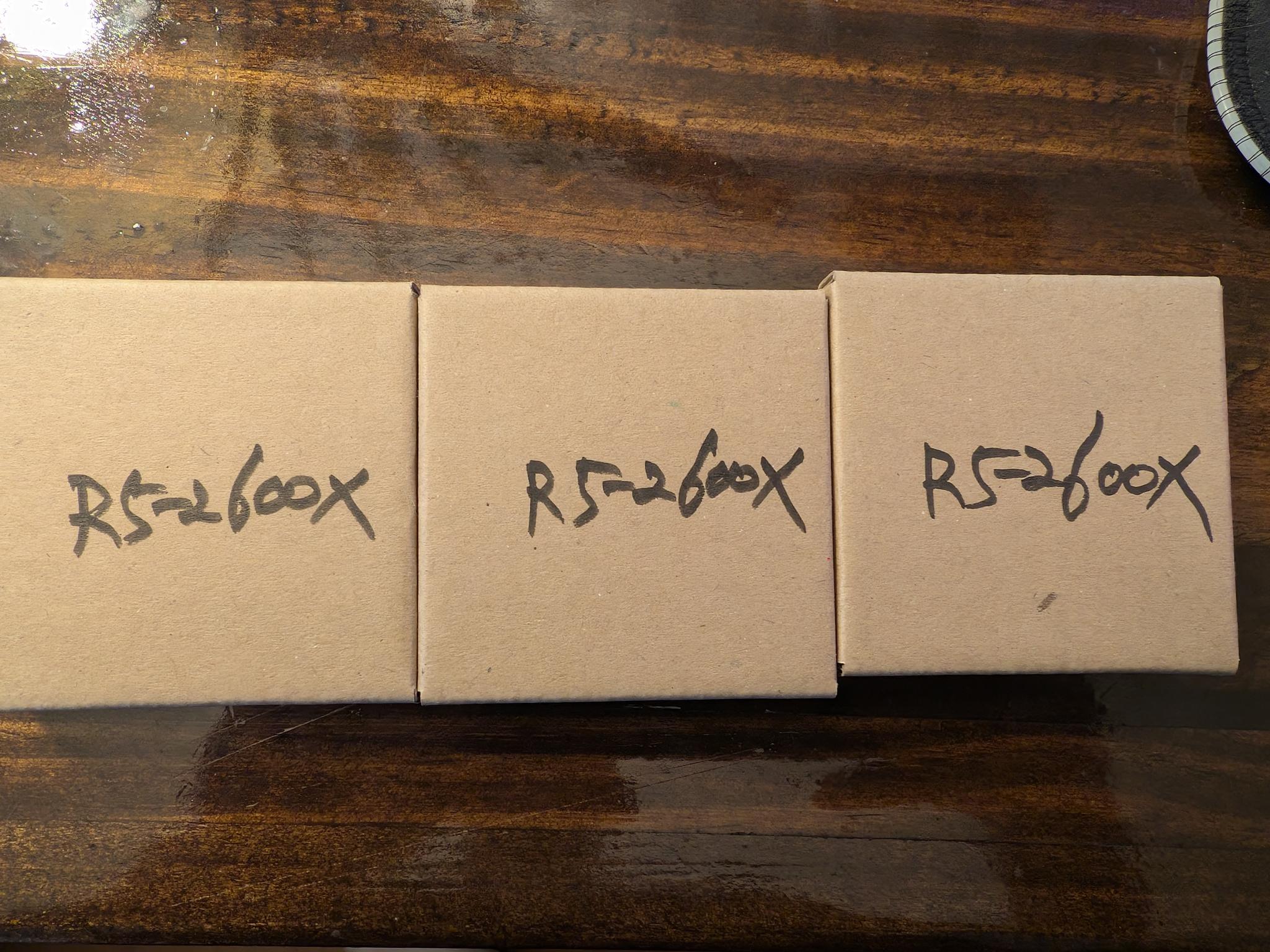Lot of 3 Ryzen 5 2600x