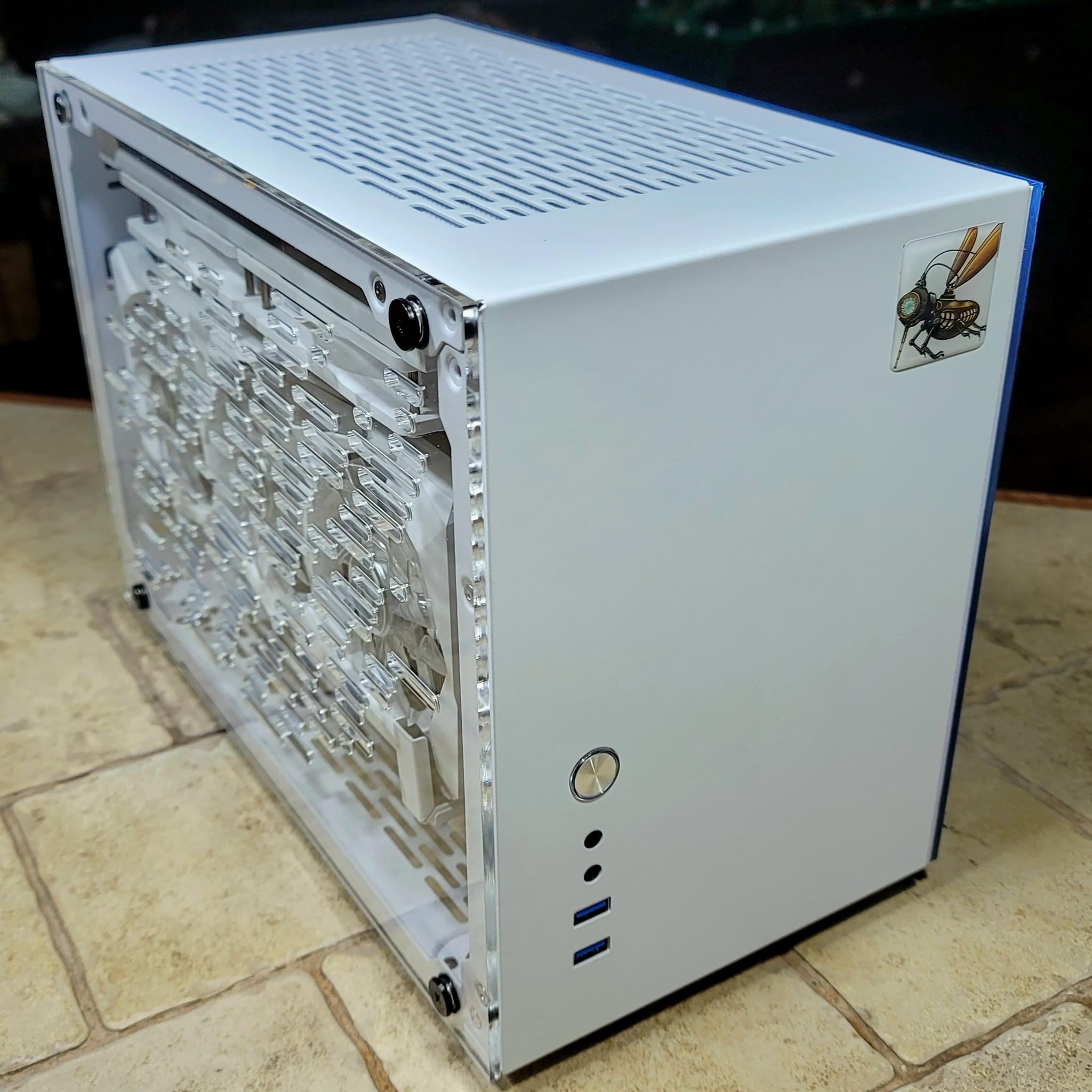 Blue Ice--i5 10600KF, RX 7600, Strix B460I, 64Gb RAM, 2TB SSDs, 240mm AIO, WiFi/BT