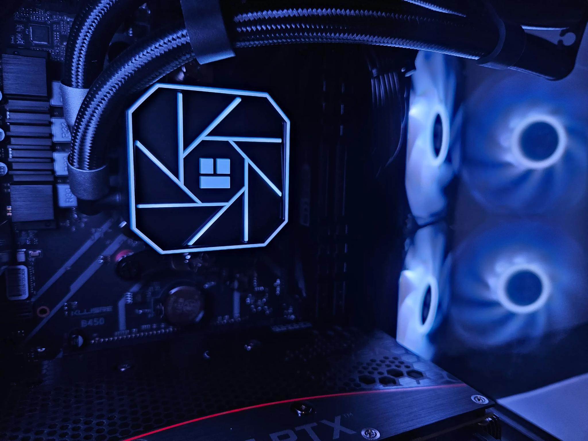 Liquid cooled Dark Side RIG Ryzen 5 / 16GB DDR4 / 1TB SSD / RTX 3060 TI