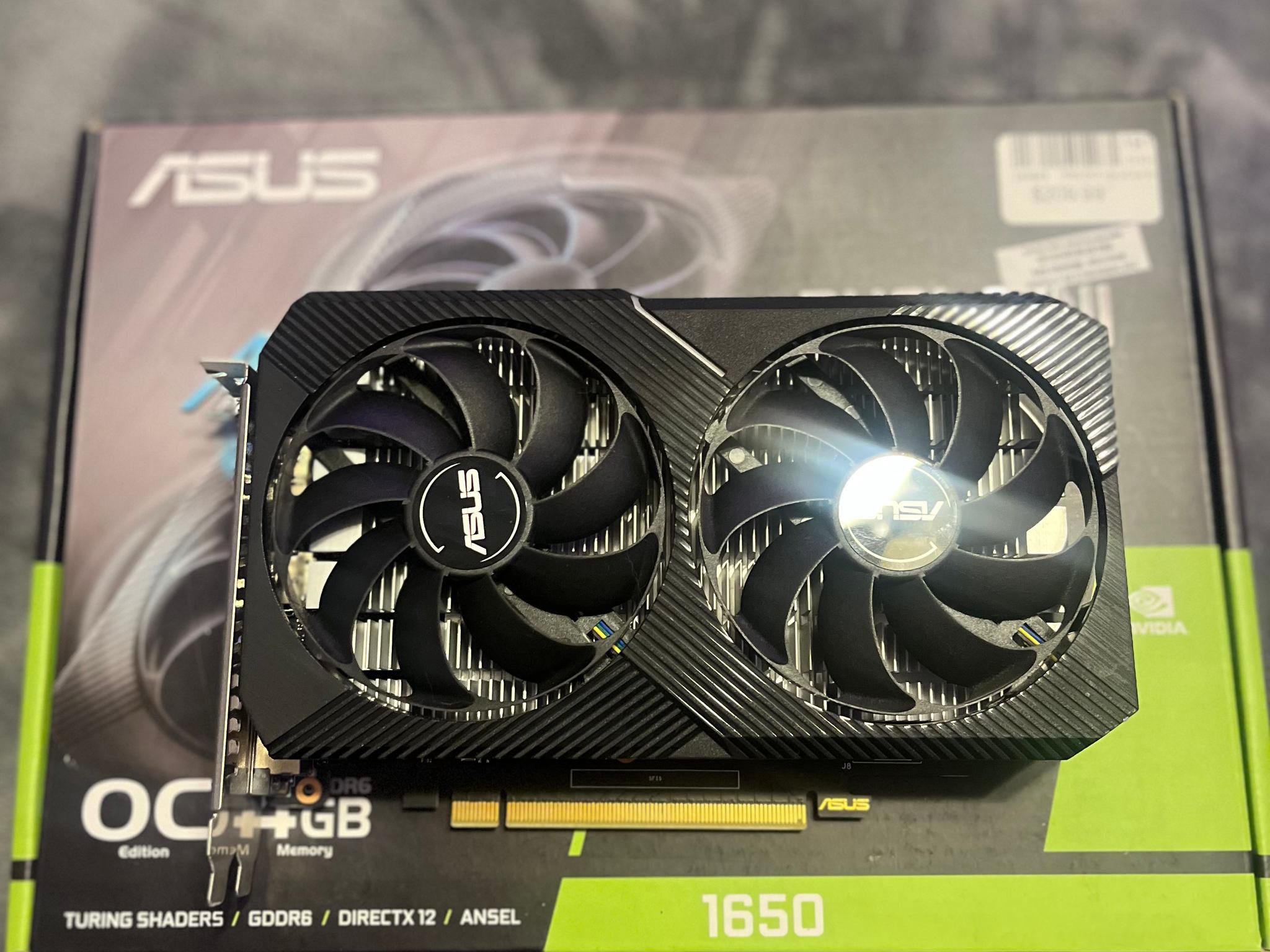 Asus Dual GeForce GTX 1650 OC V2 4GB GDDR6