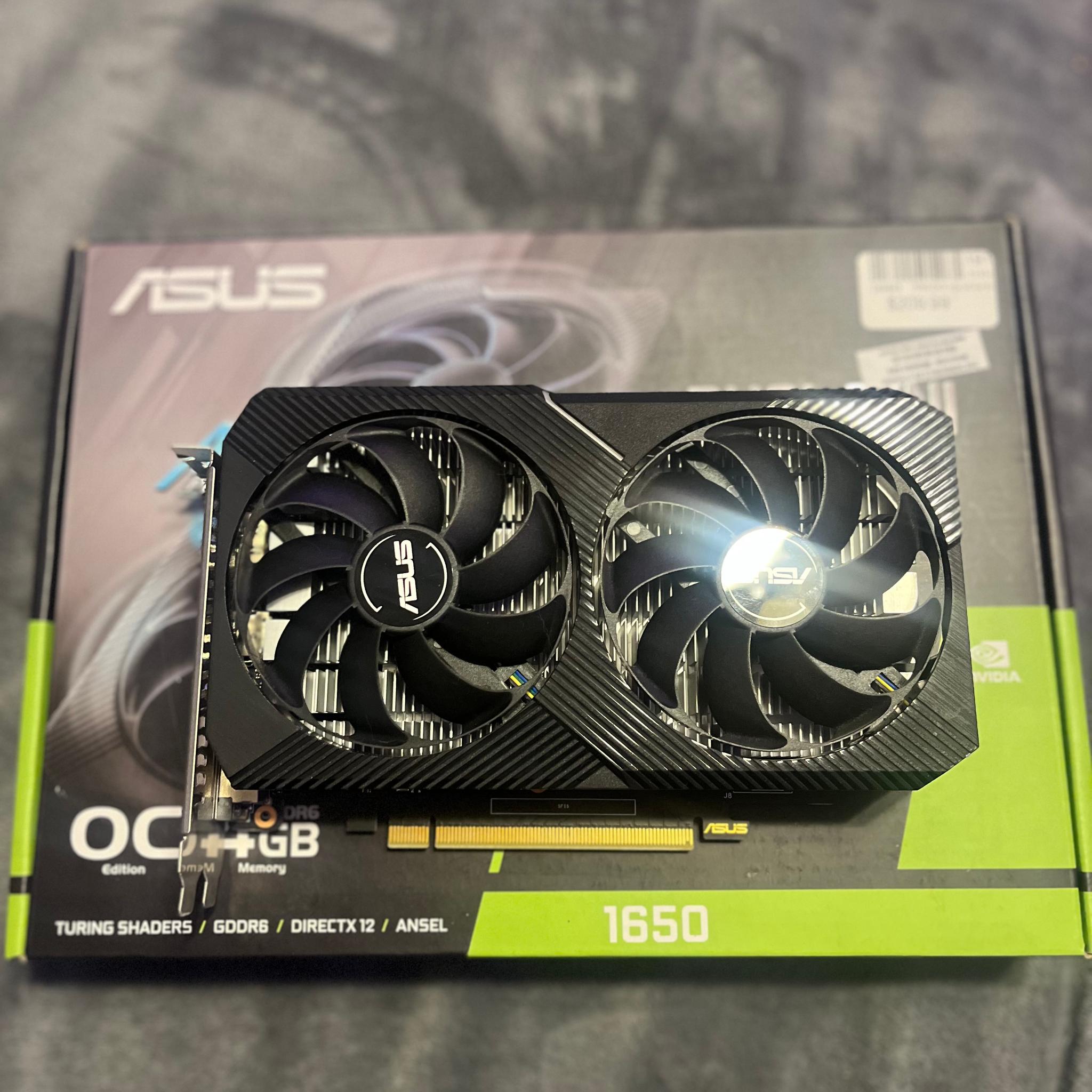 Asus Dual GeForce GTX 1650 OC V2 4GB GDDR6