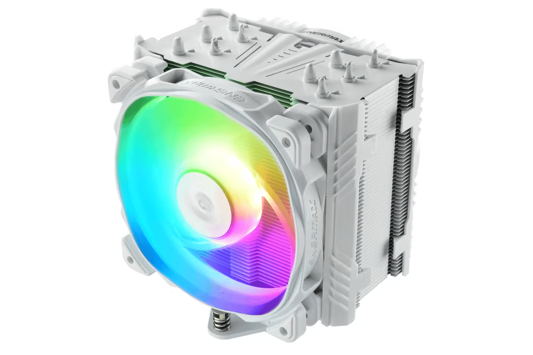 Enermax ETS-T50 AXE Addressable RGB CPU Air Cooler - White + LGA 1700 Bracket