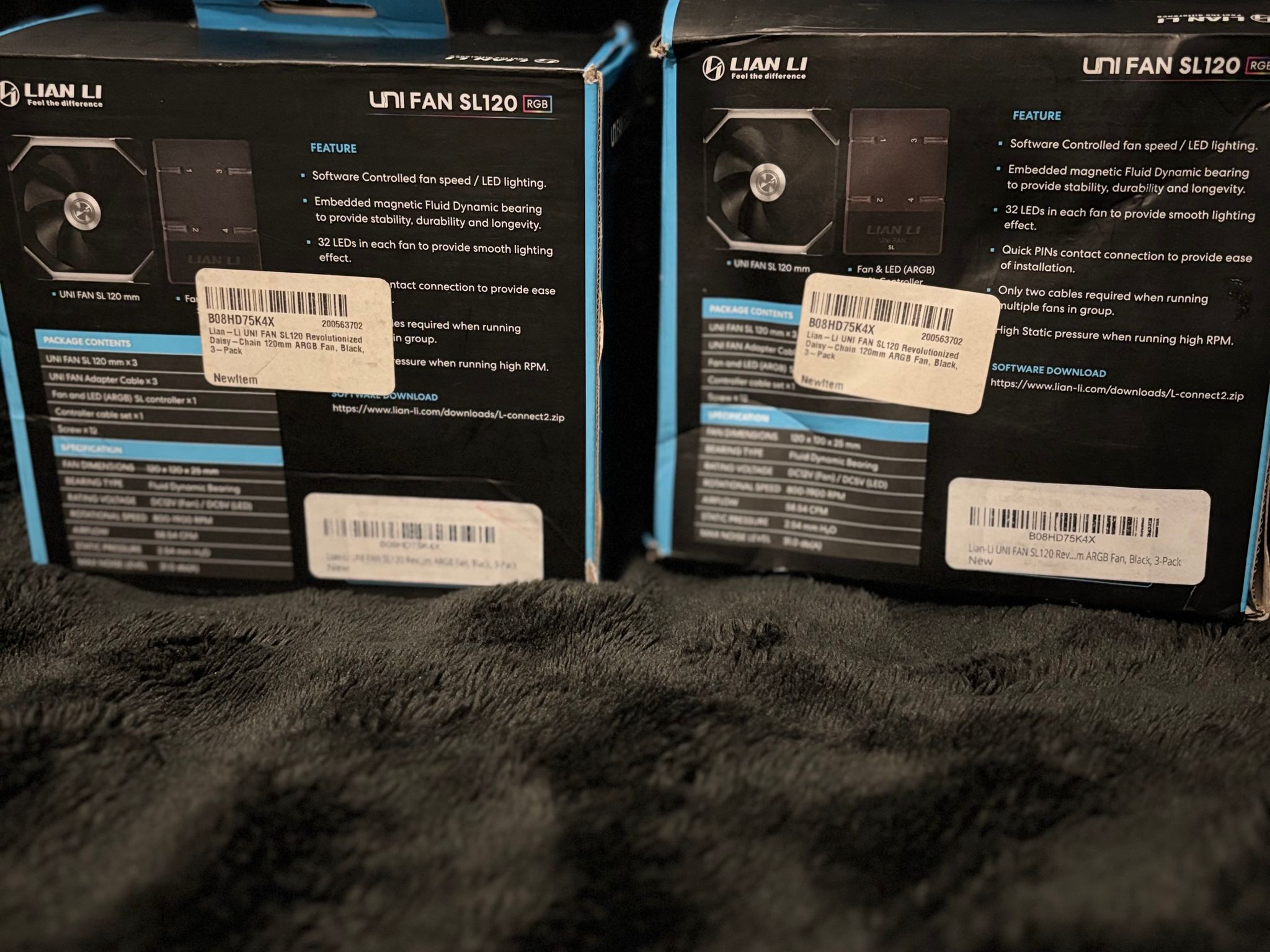 Lian Li 120mm 6 pack