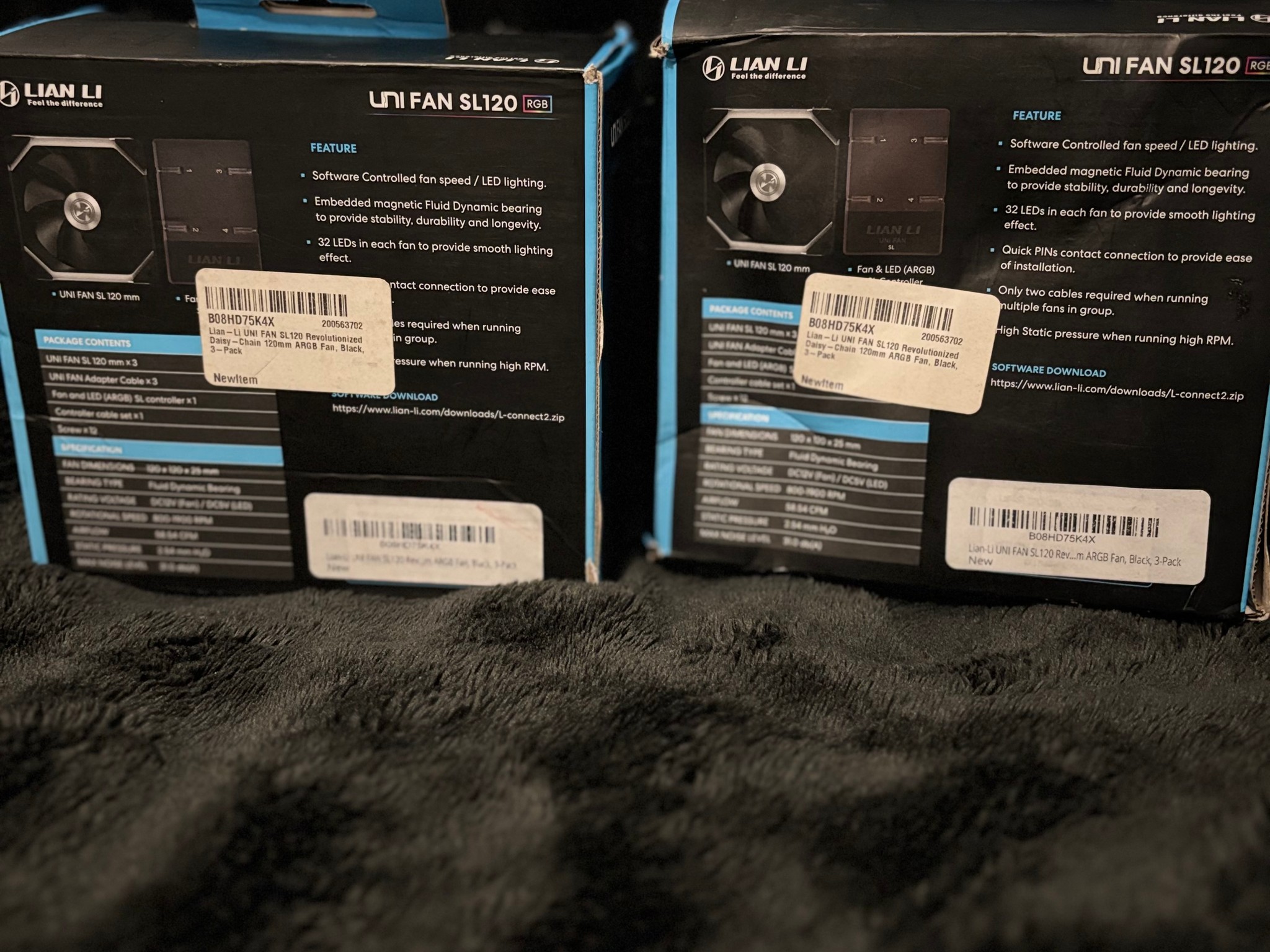 Lian Li 120mm 6 pack