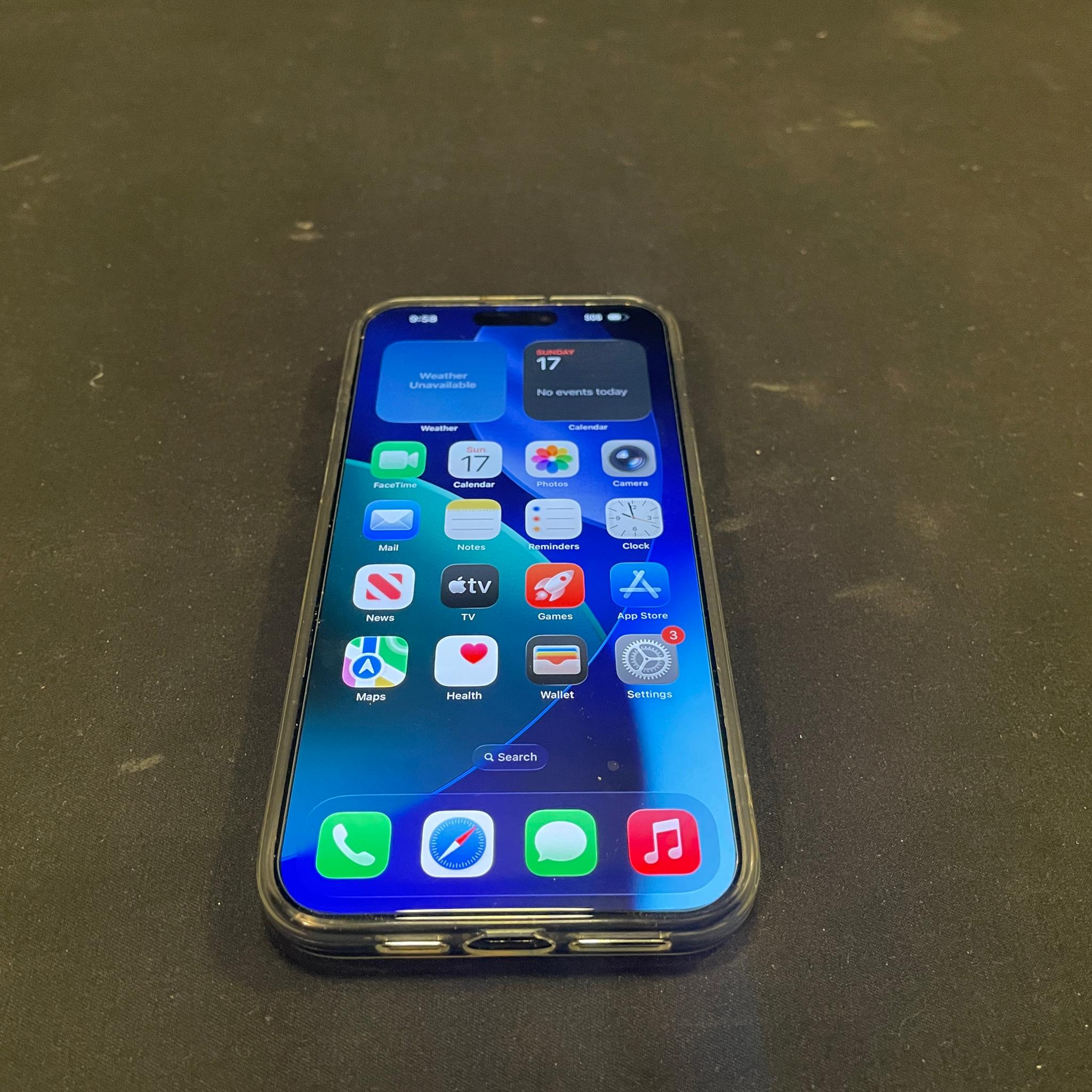 Iphone 15 Pro Max 256gb With Tempered Glass And Protective Case