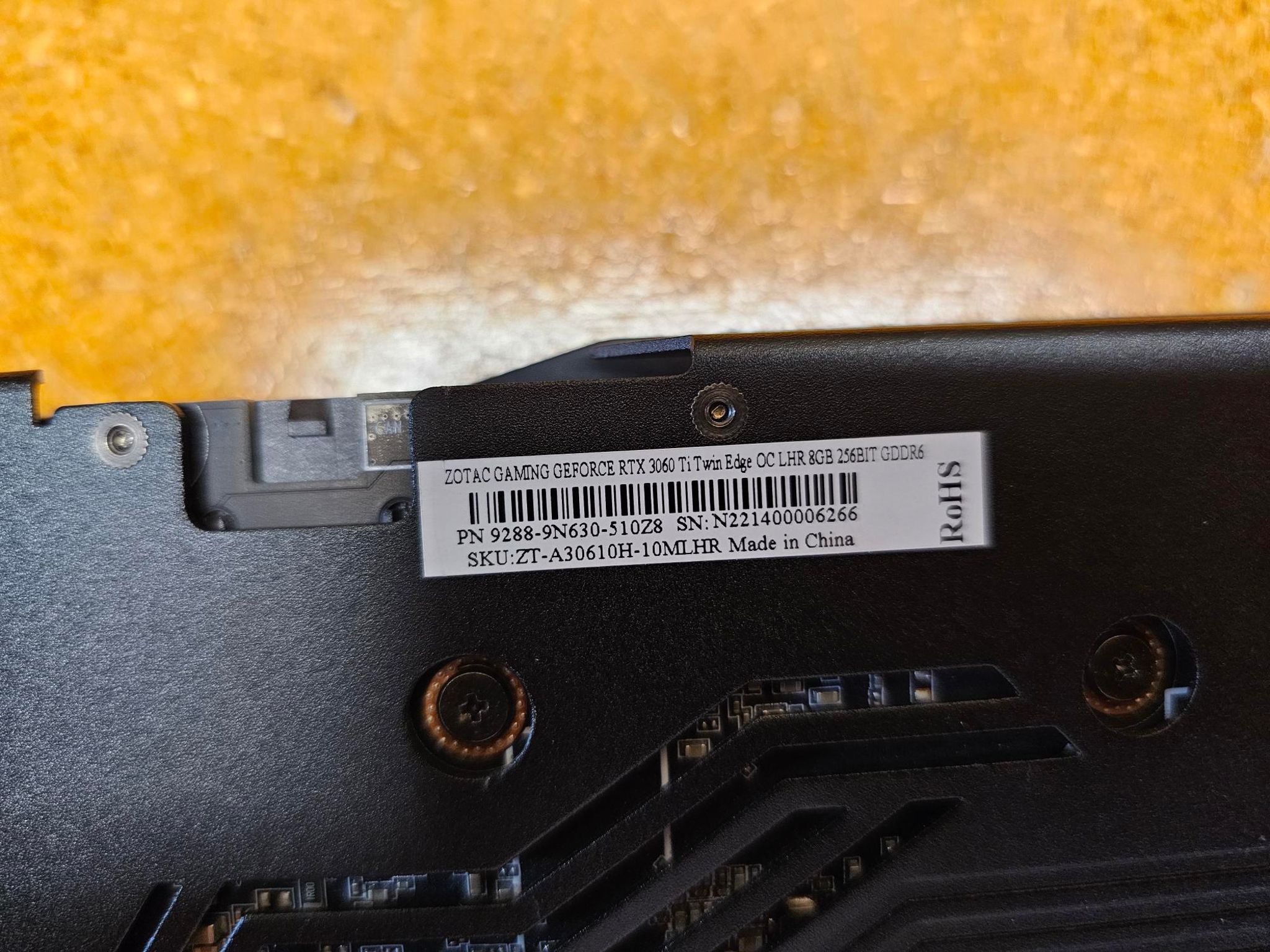 ZOTAC GAMING Twin Edge OC GeForce RTX 3060 8GB Ti LHR