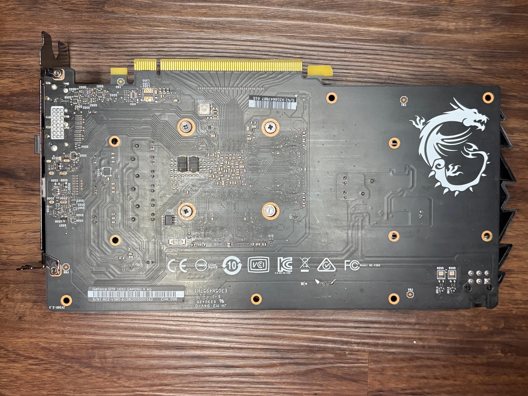 GeForce GTX 1650 Gaming X 4G Graphics Card MSI TWIN FROZR 7 NVIDIA