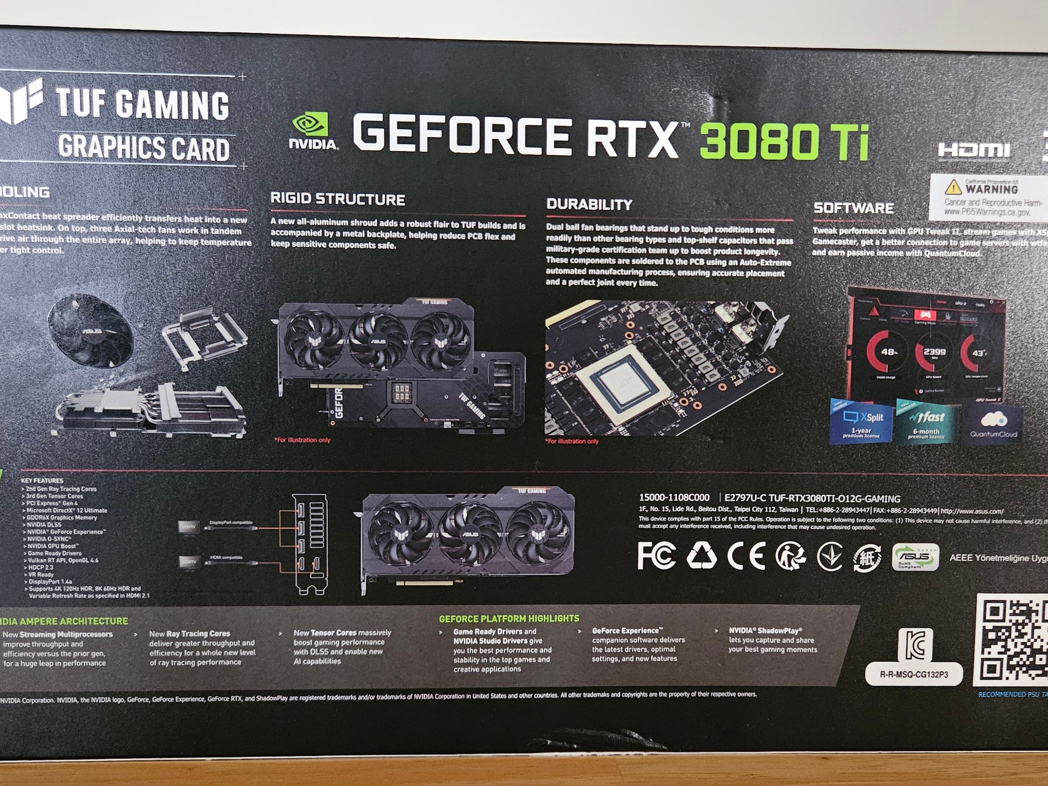 ASUS TUF GAMING OC GeForce RTX 3080 Ti