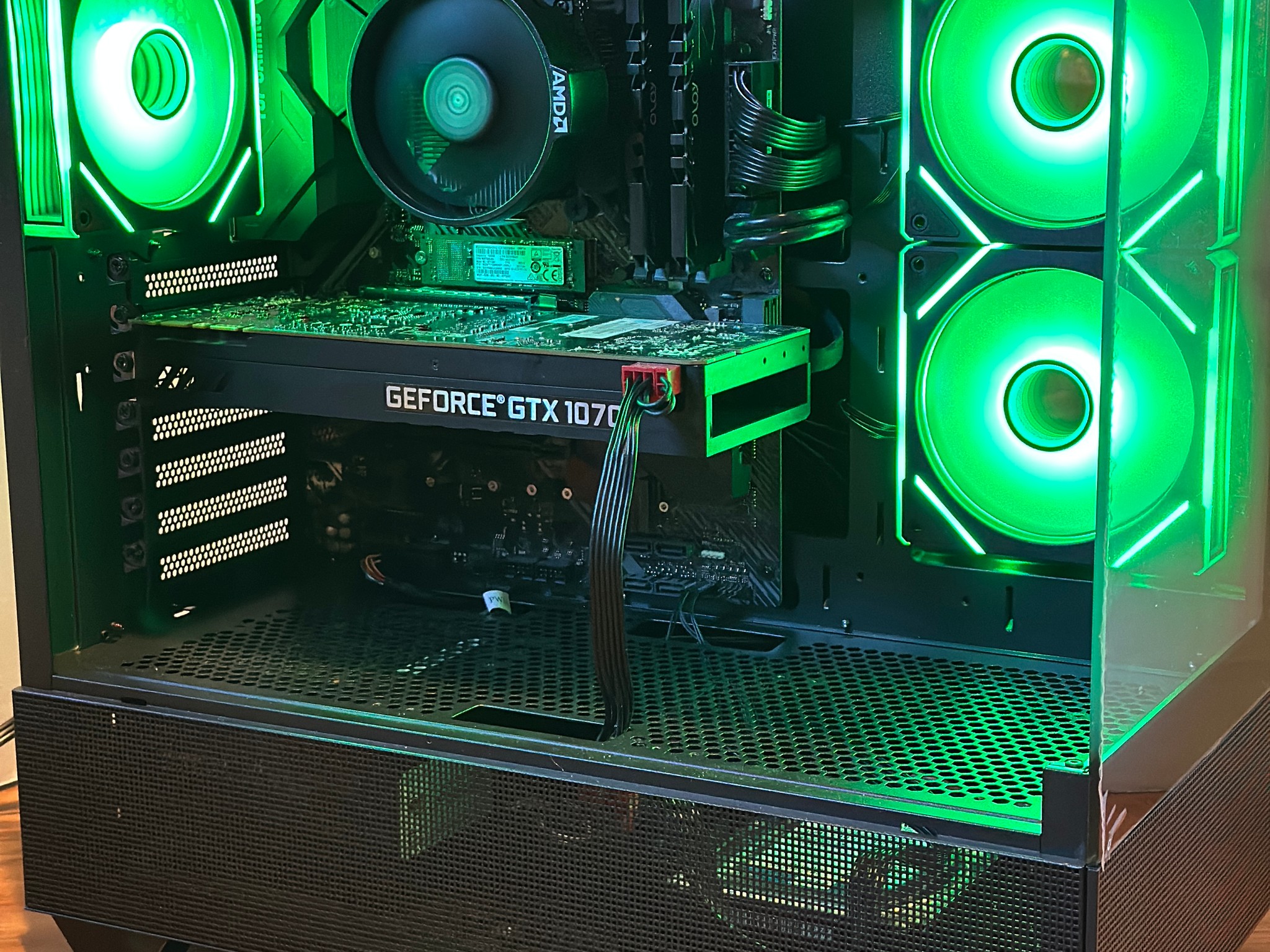 GTX 1070 | Ryzen 5 3600 | 16GB DDR4 | 1.12TB | Win 11 | Office 2024 | WiFi | Custom Gaming PC